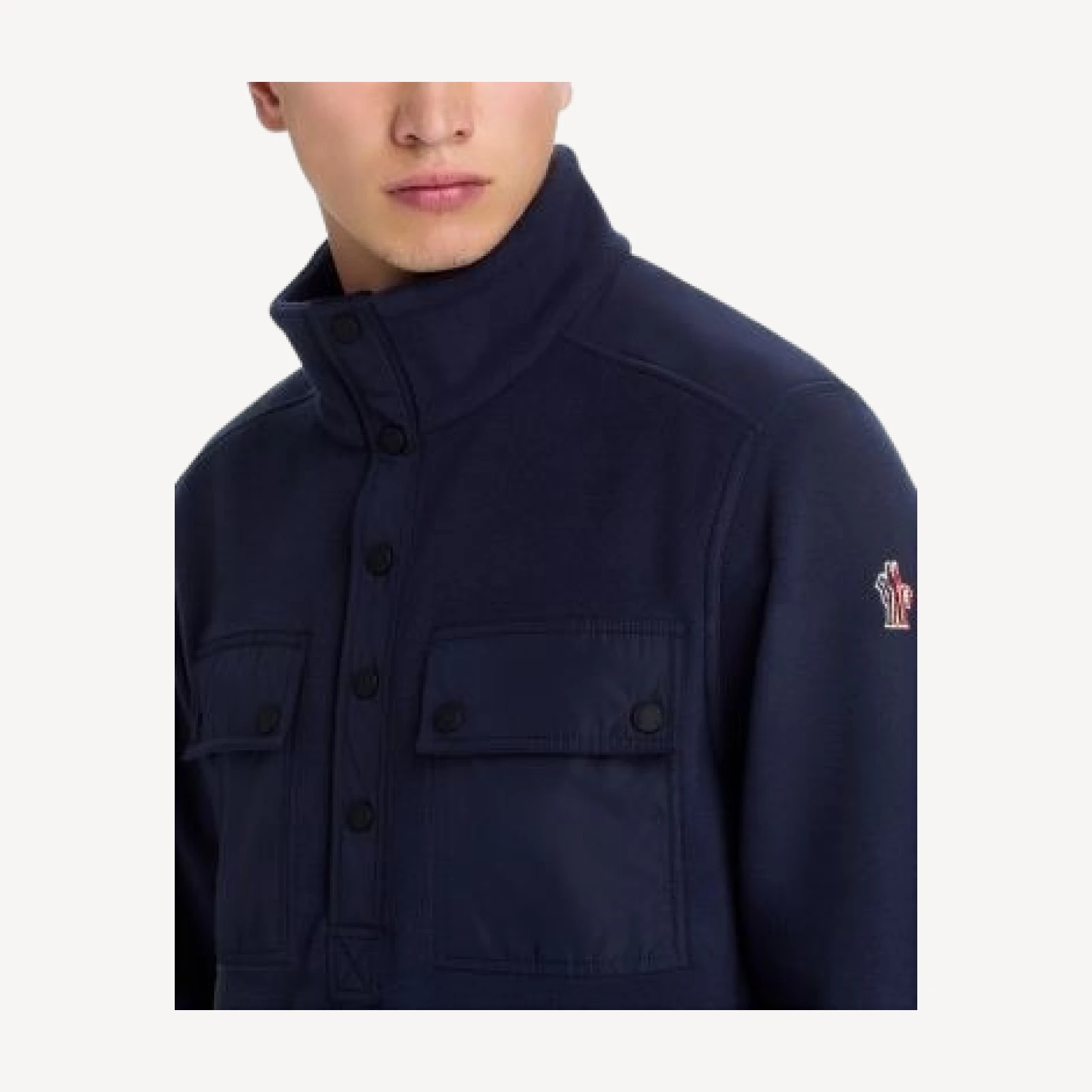 Moncler Grenoble Half Button Sweatshirt