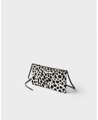Prada Small Printed Calfskin Leather Shoulder Bag