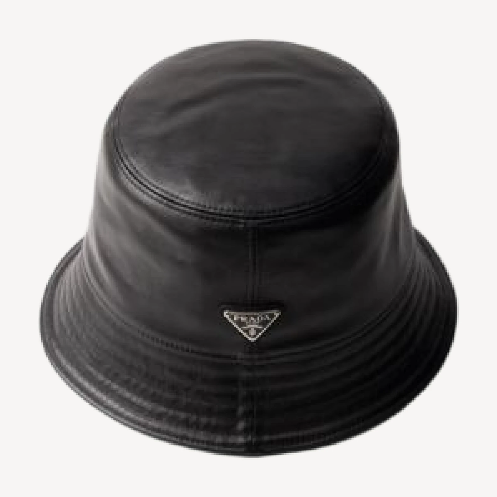 Prada Nappa Leather Bucket Hat