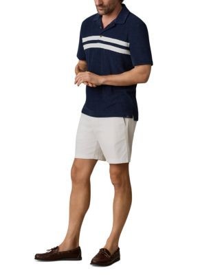 Faherty Men's Regular Fit Terry Stripe Polo