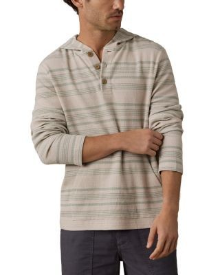 Faherty Oasis Textured Jacquard Beach Hoodie
