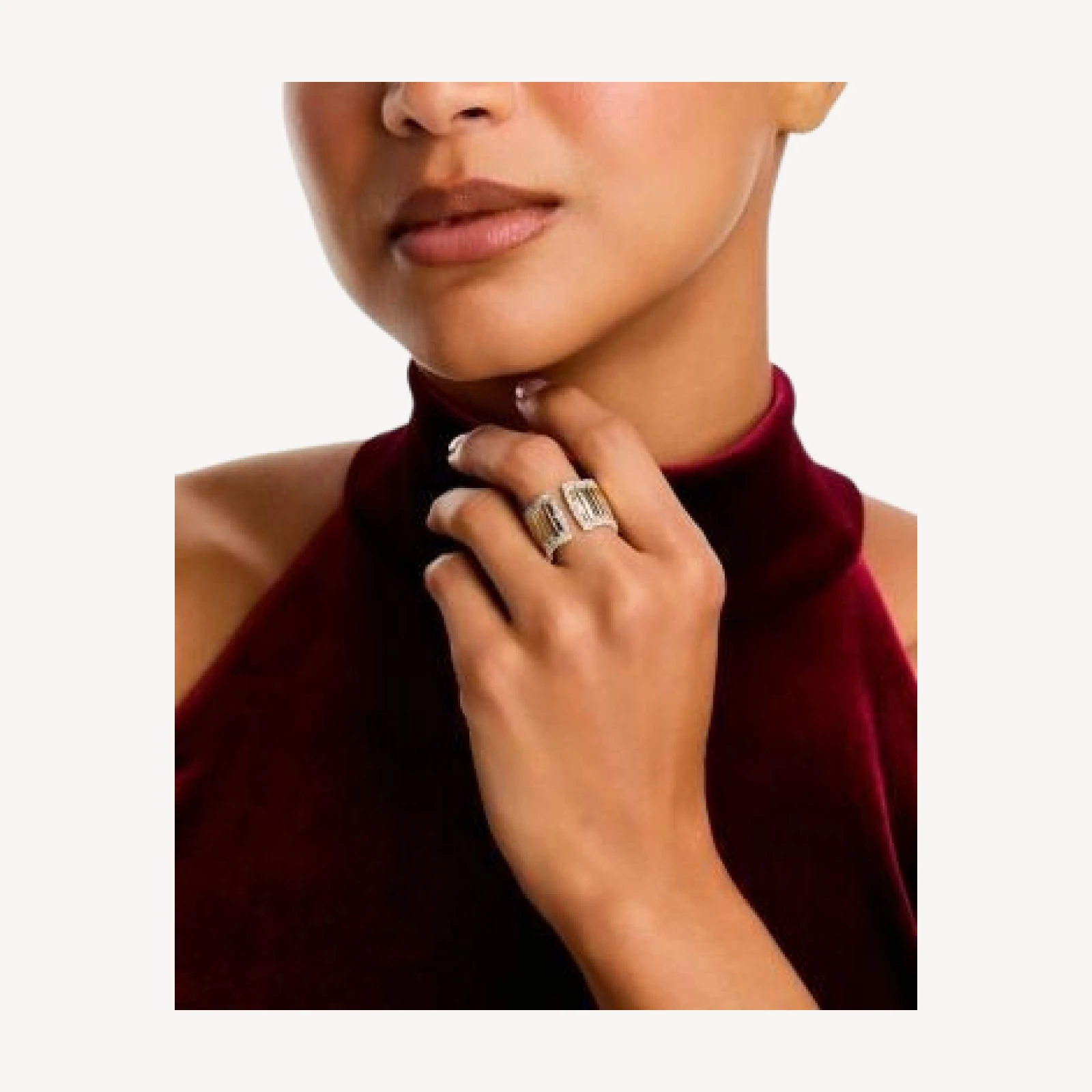 Bloomingdale's Fine Collection Diamond Textured Open Cuff Band Ring in 14K Yellow Gold, 1.50 tcw