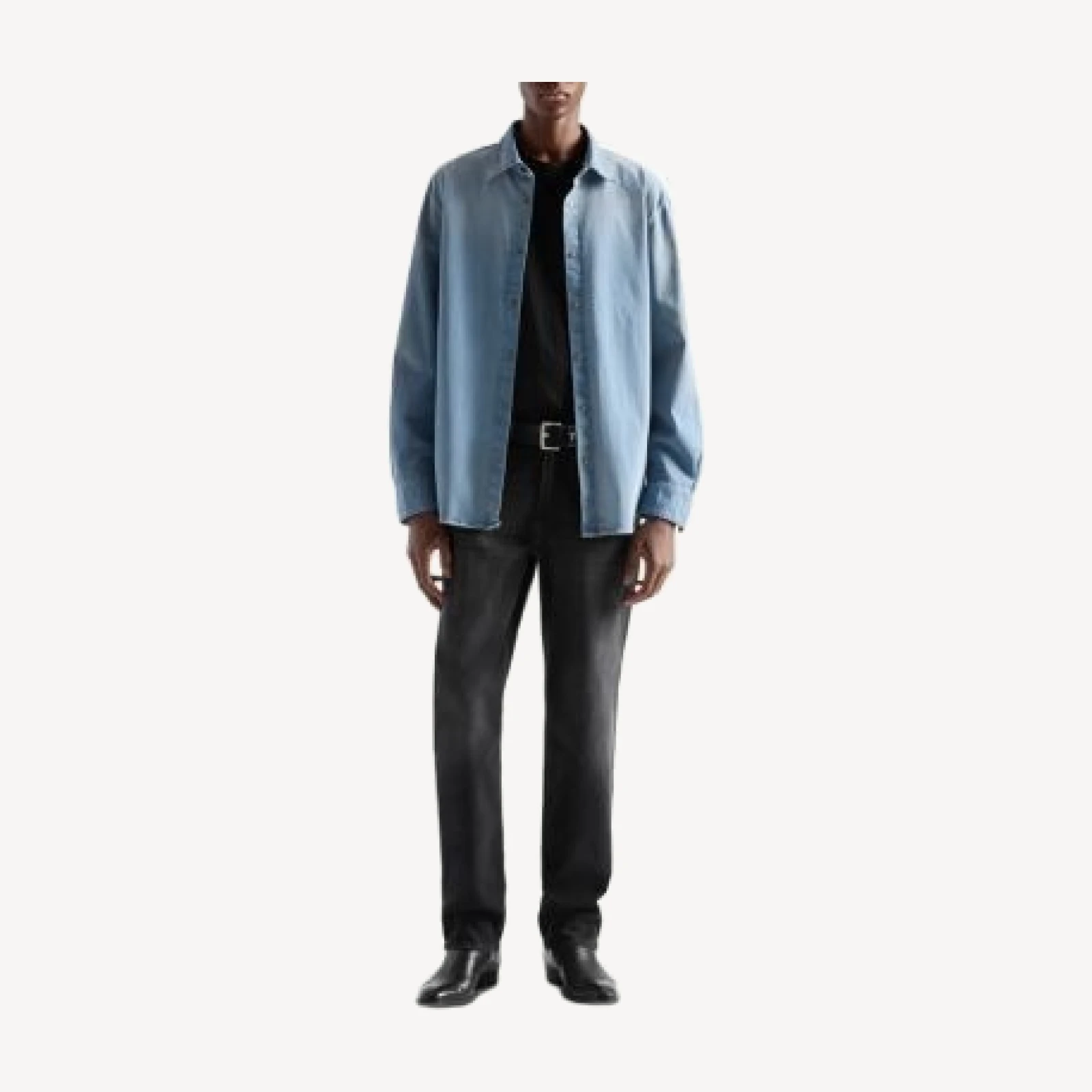 7 For All Mankind Stretch Denim Relaxed Fit Shirt