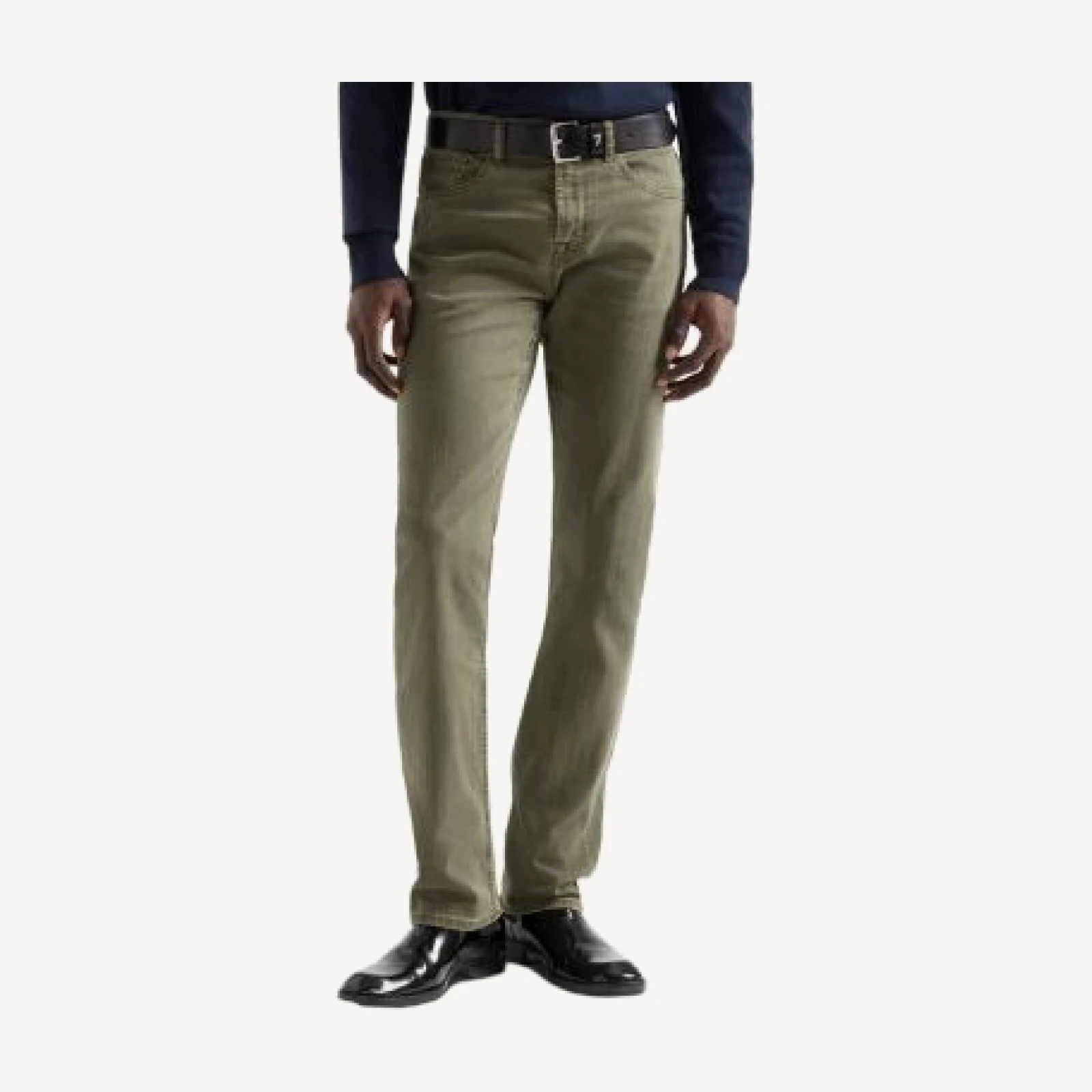 7 For All Mankind The Straight Fit 32 Jeans in Moss