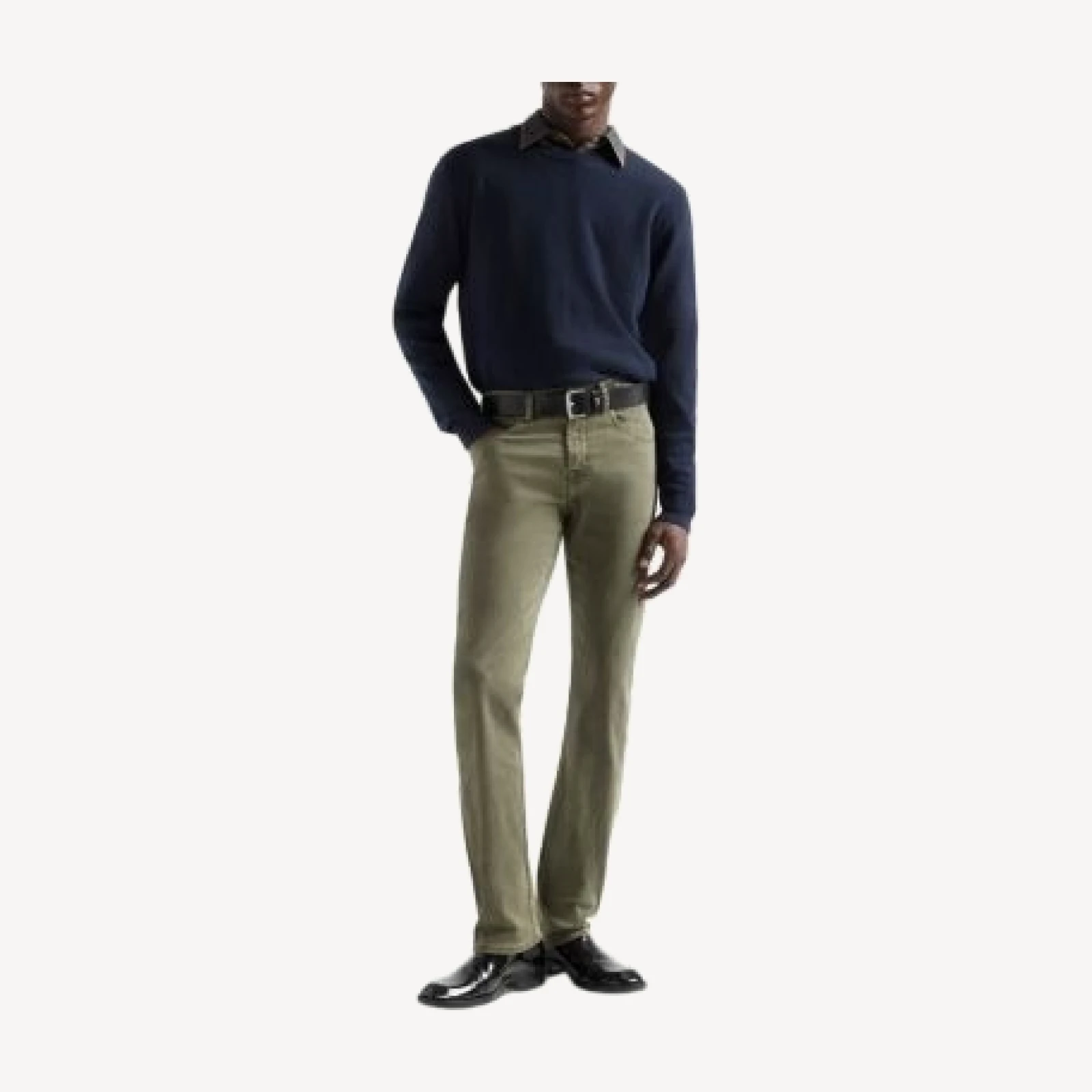7 For All Mankind The Straight Fit 32 Jeans in Moss
