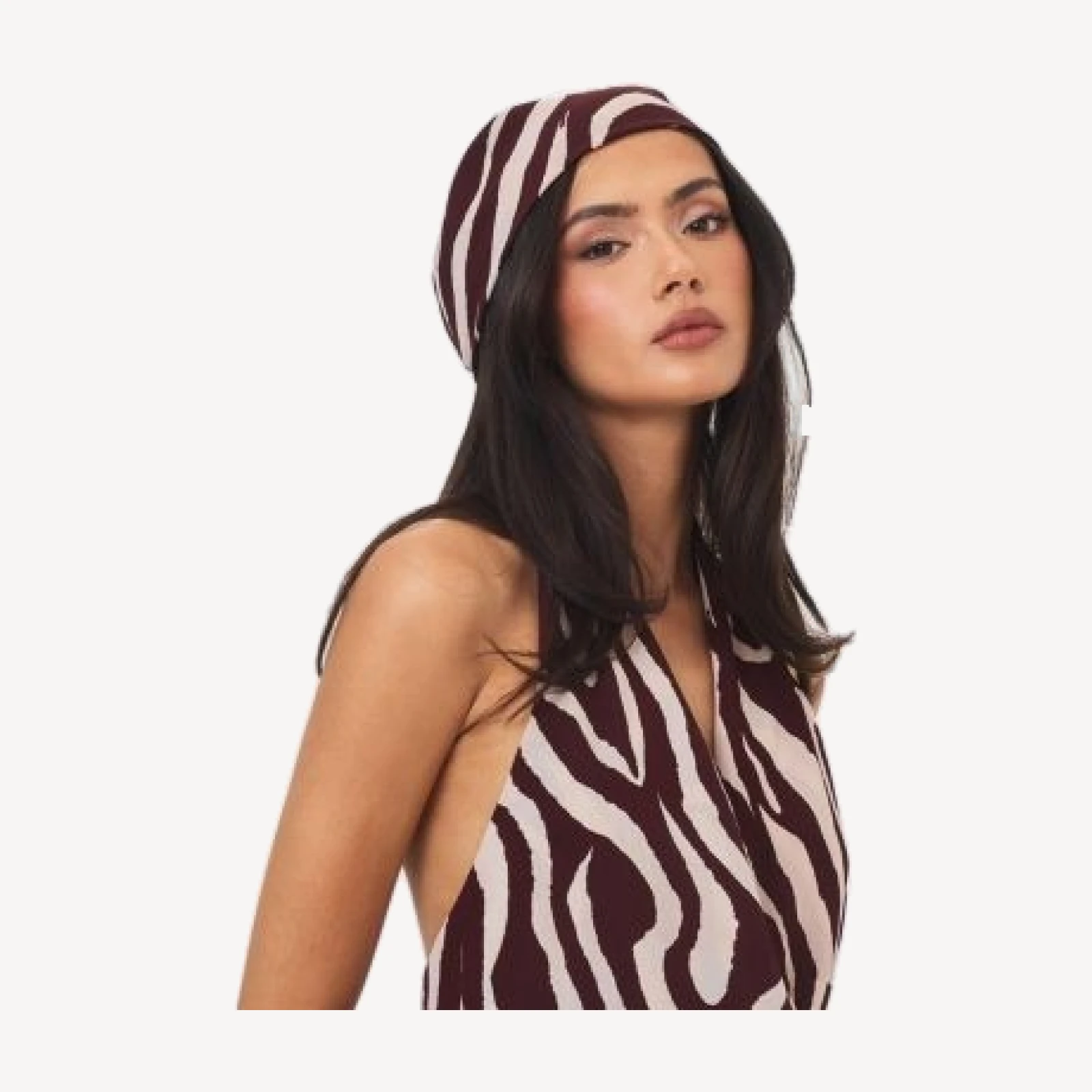 Miss Circle Jolynn Print Head Scarf