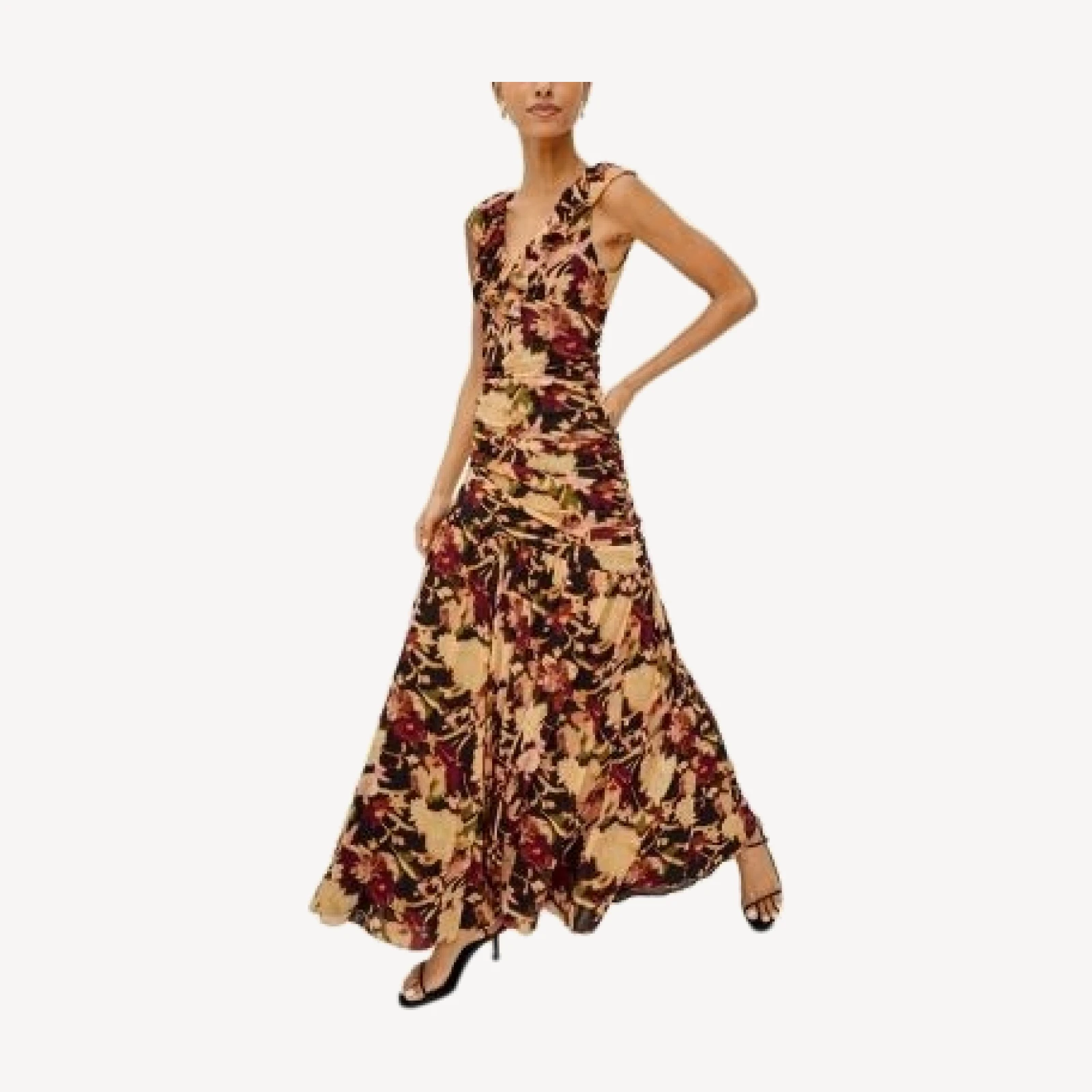 Rails Veda Ruched Knit Maxi Dress