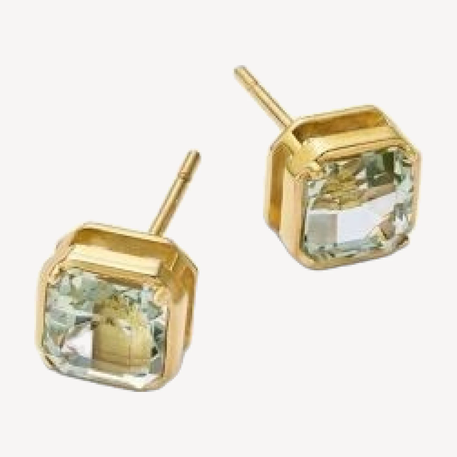 Bloomingdale's Fine Collection Prasiolite Earrings in 14K Yellow Gold
