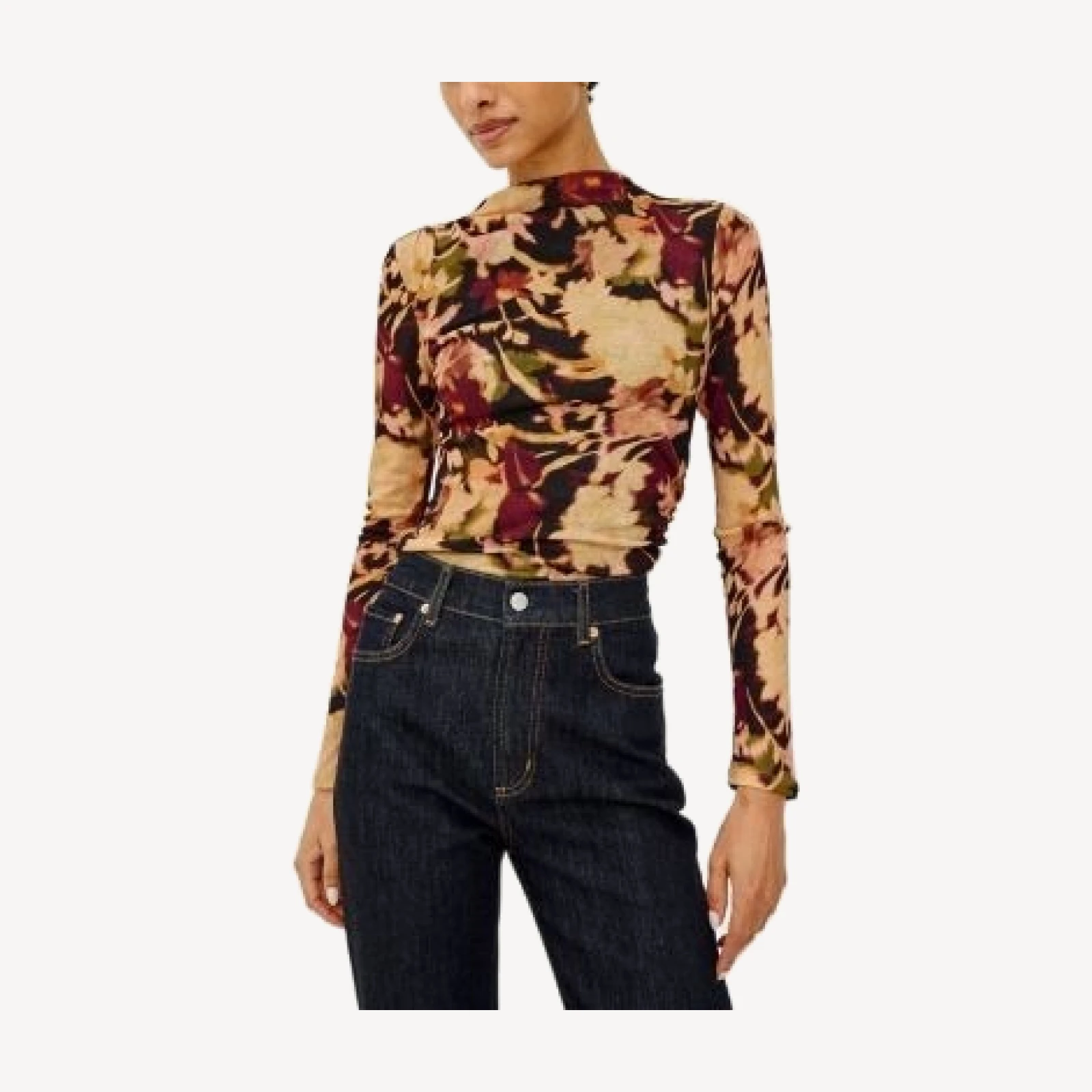 Rails Joelle Funnel Neck Knit Top