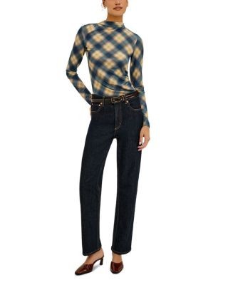 Rails Joelle Printed Mock Neck Top