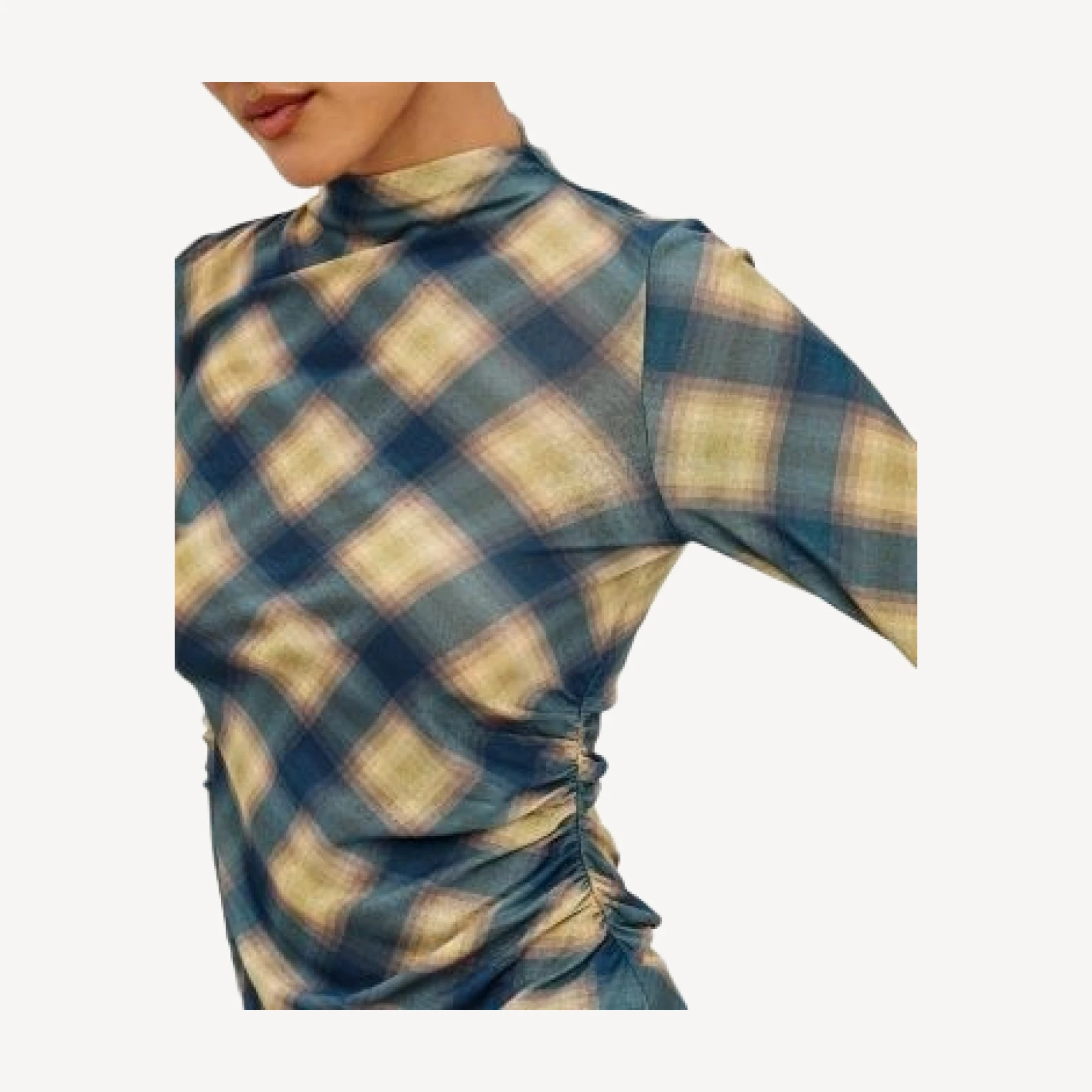Rails Joelle Printed Mock Neck Top