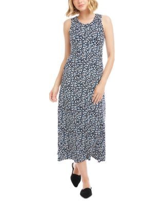 Karen Kane Sleeveless Side Slit Midi Dress