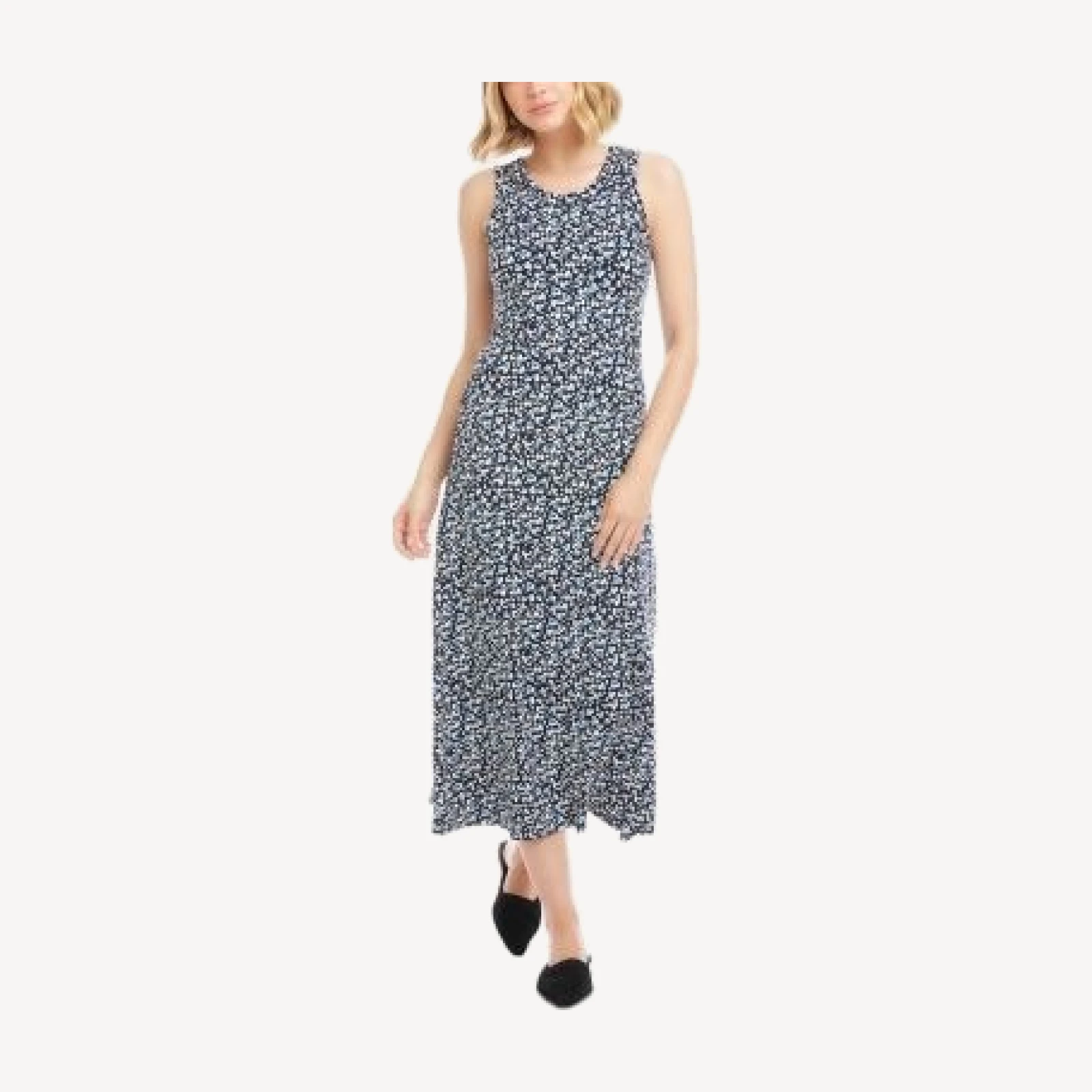 Karen Kane Sleeveless Side Slit Midi Dress