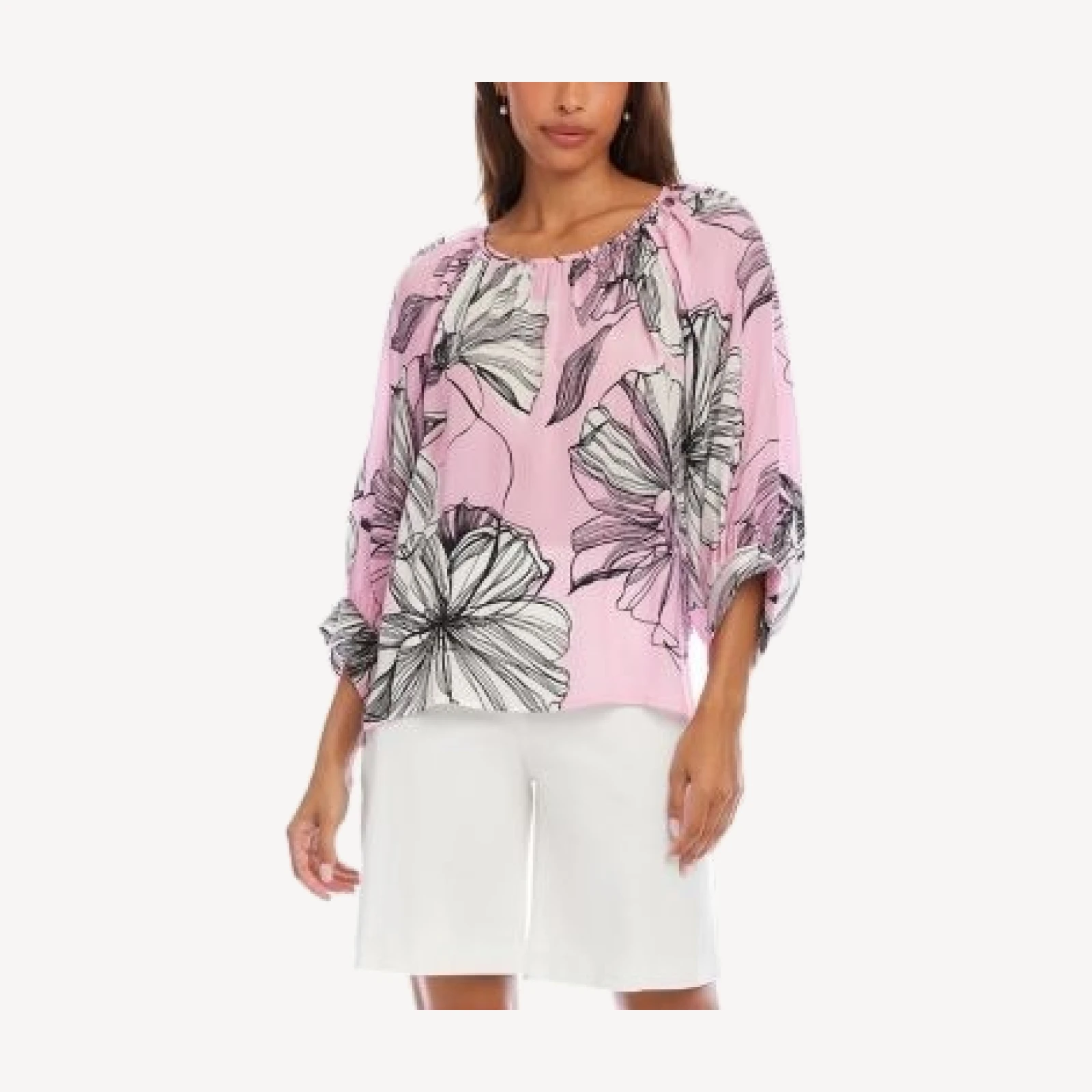 Karen Kane Blouson Sleeve Top
