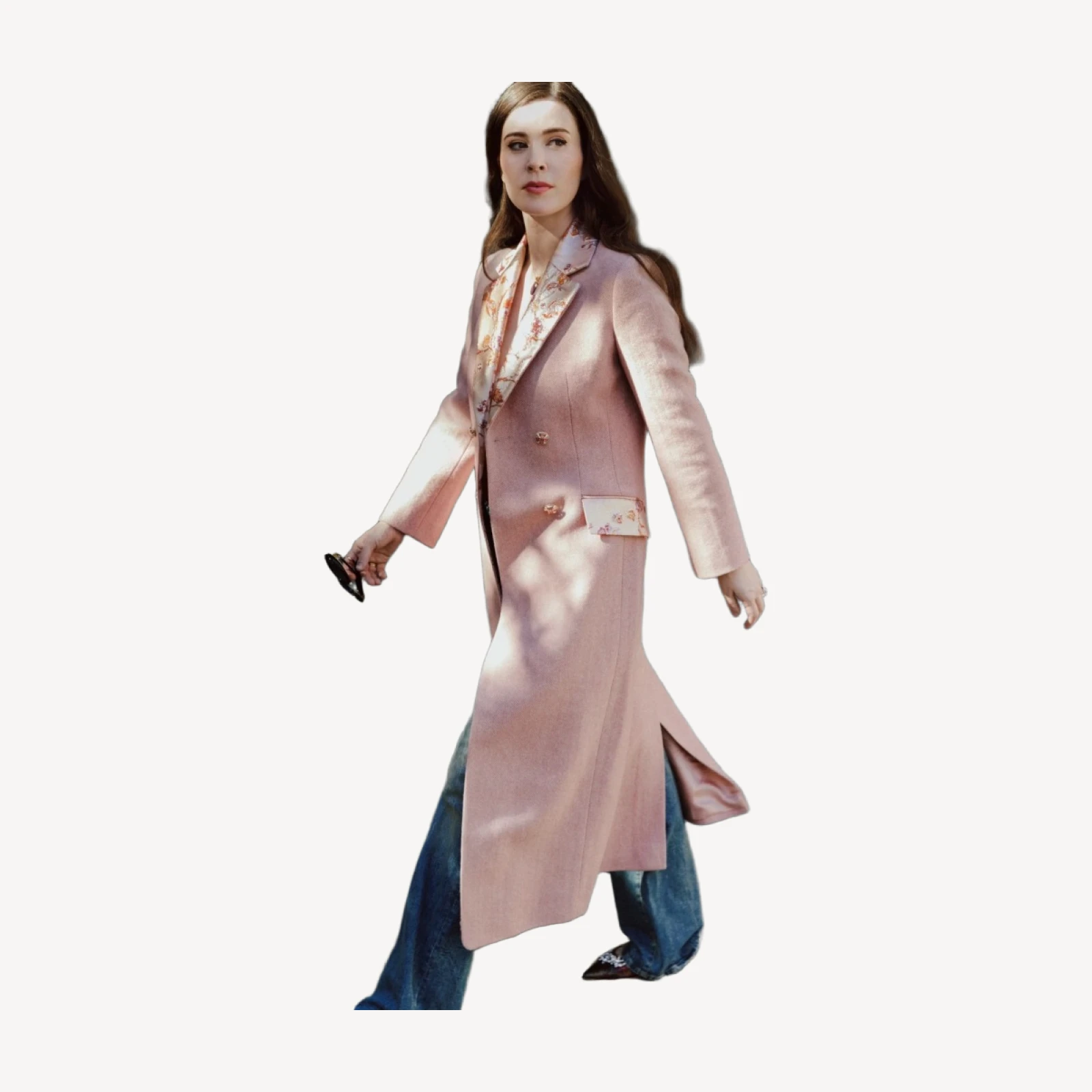 The Dottie Coat - Dusty Rose