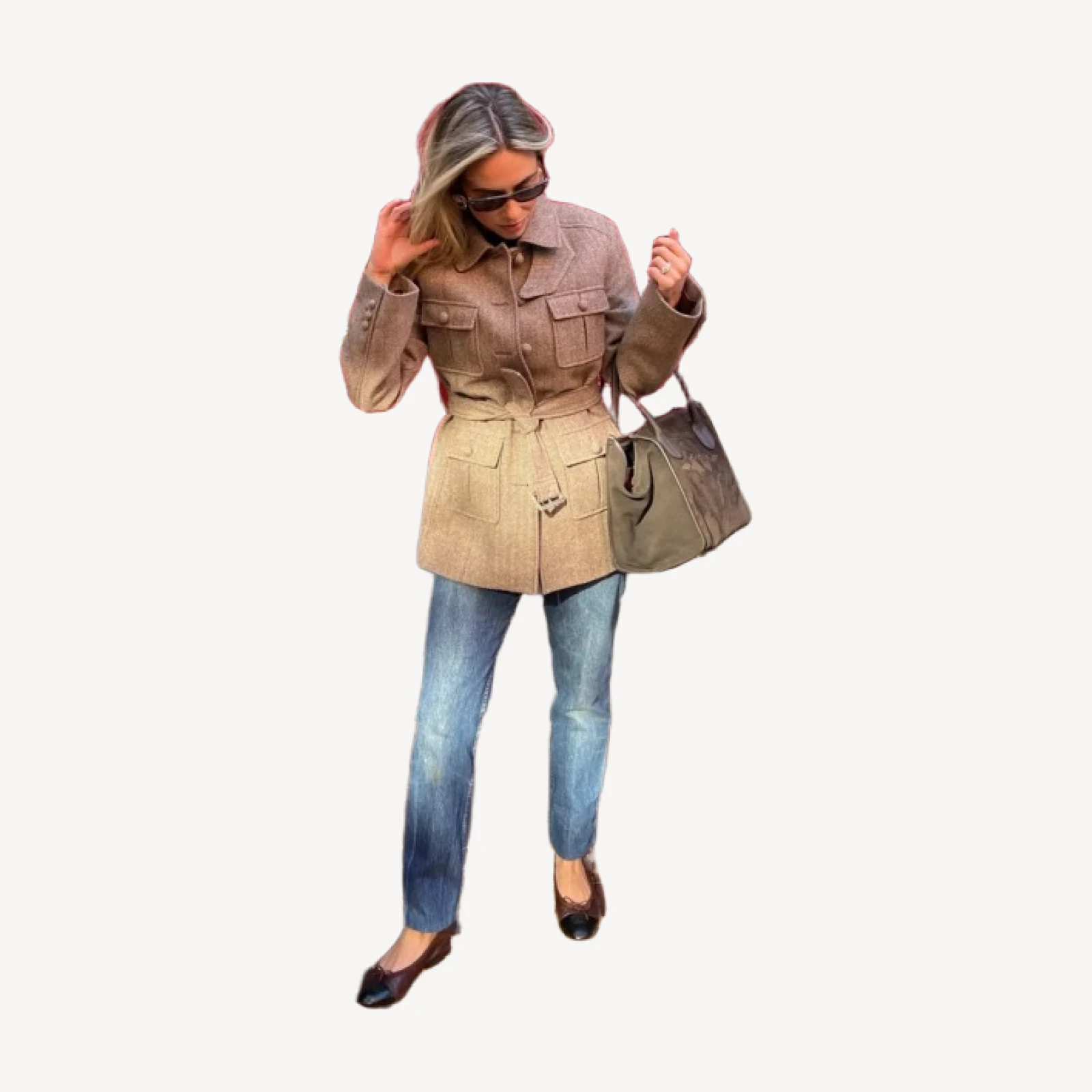 The Hilary Coat - English Breakfast Tea