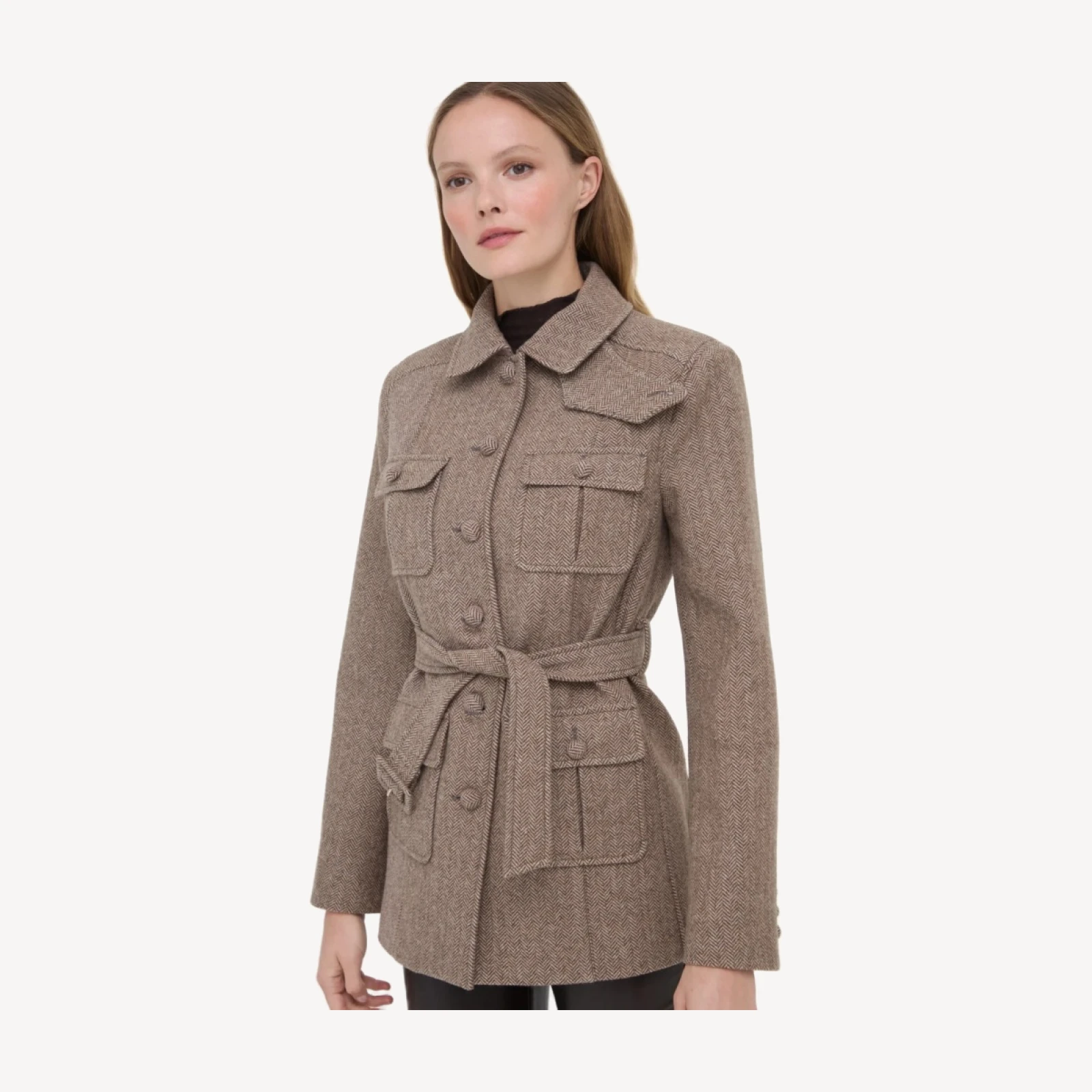 The Hilary Coat - English Breakfast Tea