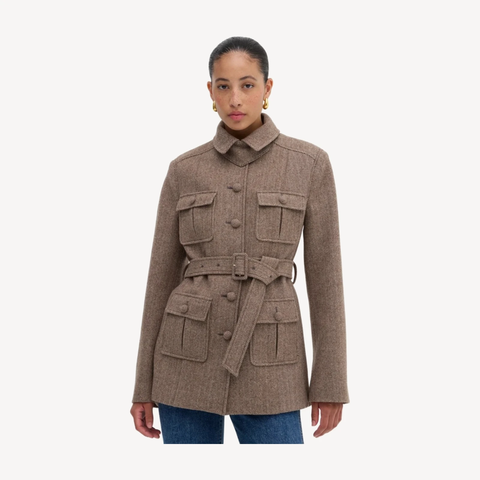 The Hilary Coat - English Breakfast Tea