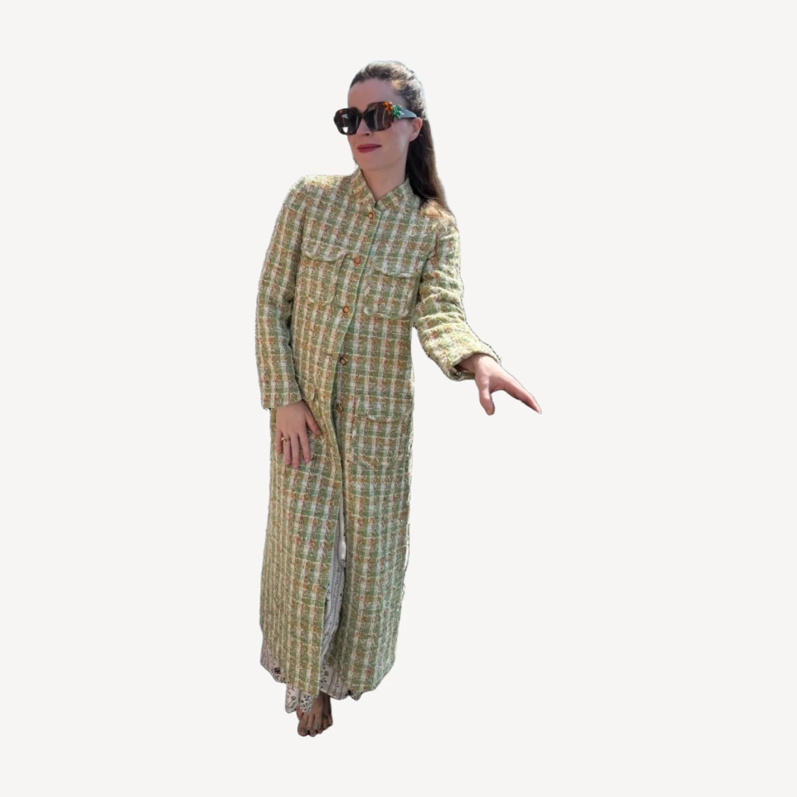 The Kit Coat - Tea Green