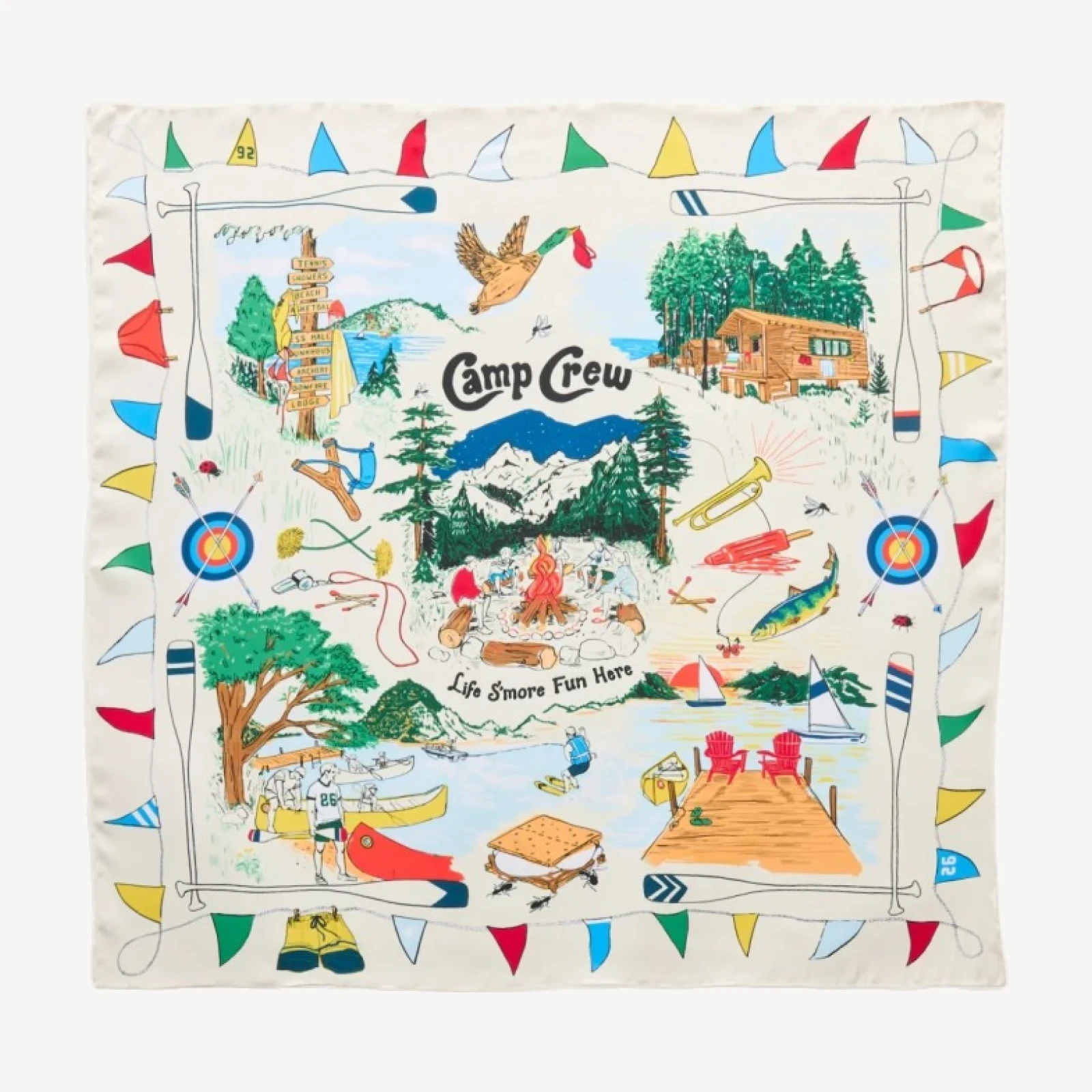 Camp Crew silk bandana