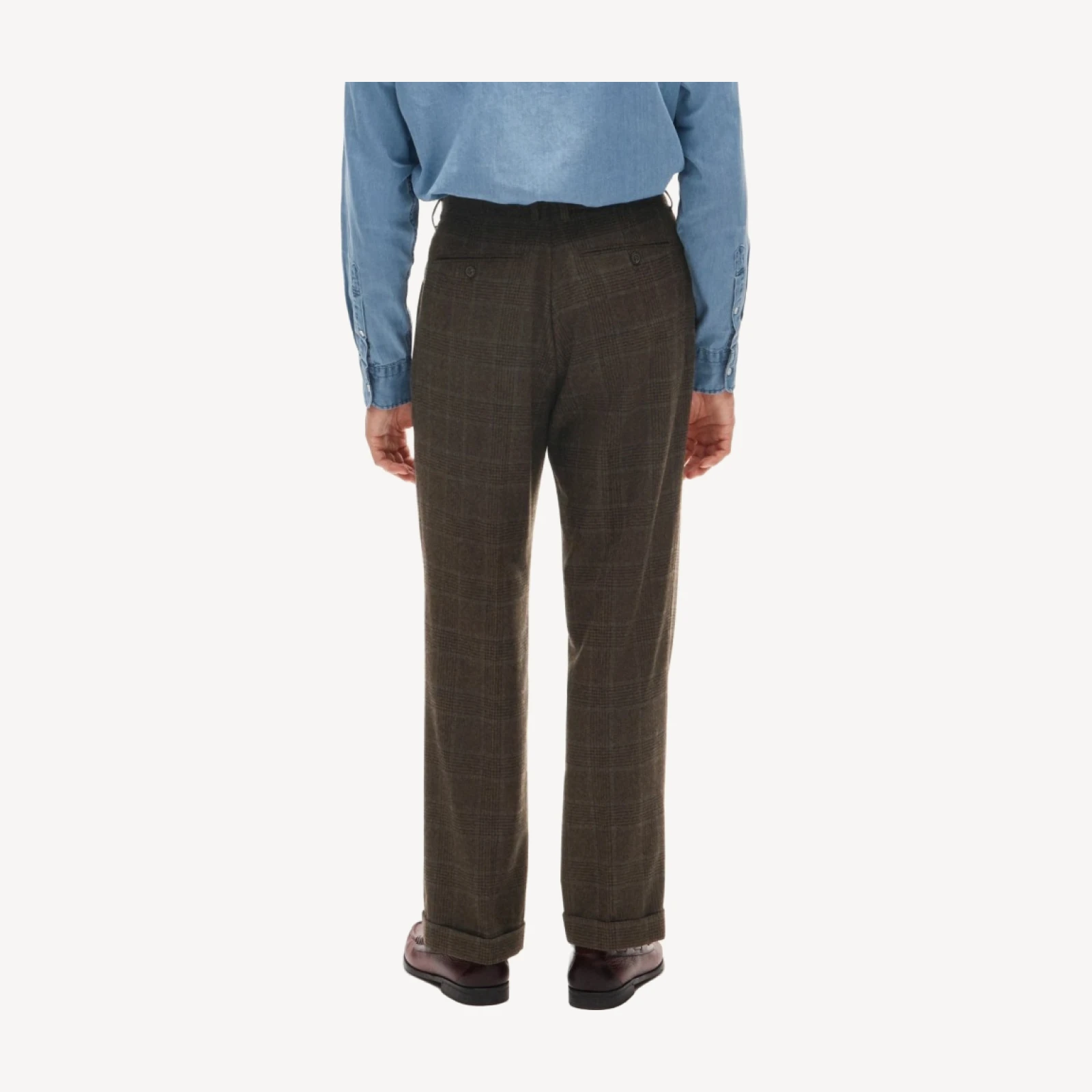 Kenmare Relaxed-fit suit pant in Scottish lambswool blend
