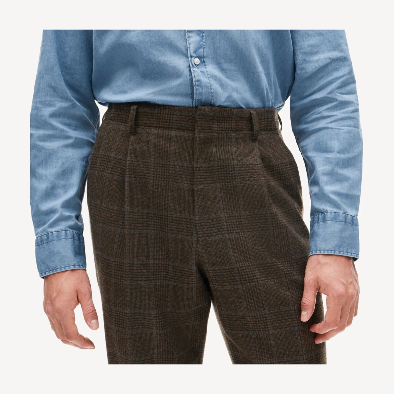 Kenmare Relaxed-fit suit pant in Scottish lambswool blend