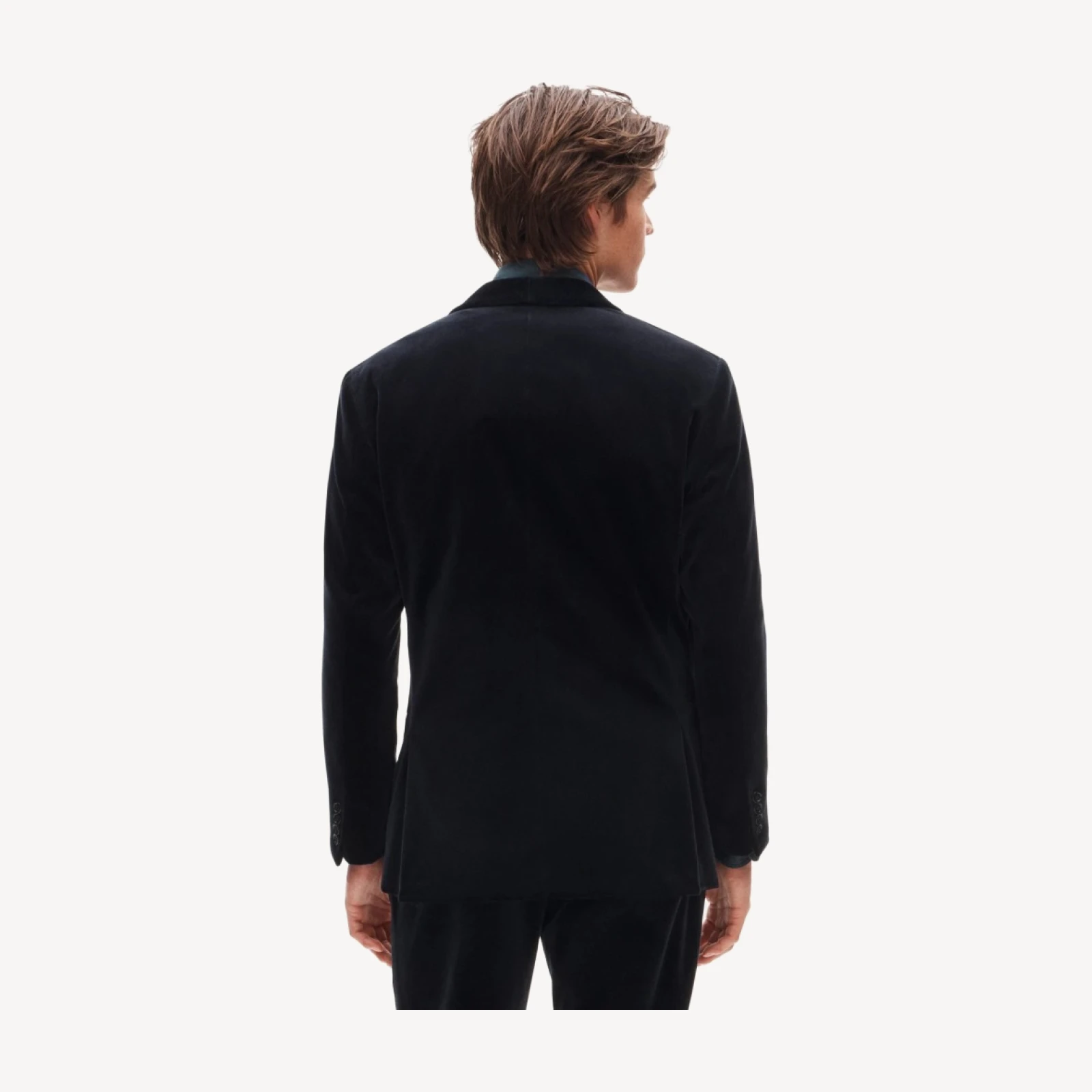 Crosby Classic-fit shawl-collar dinner jacket in velvet