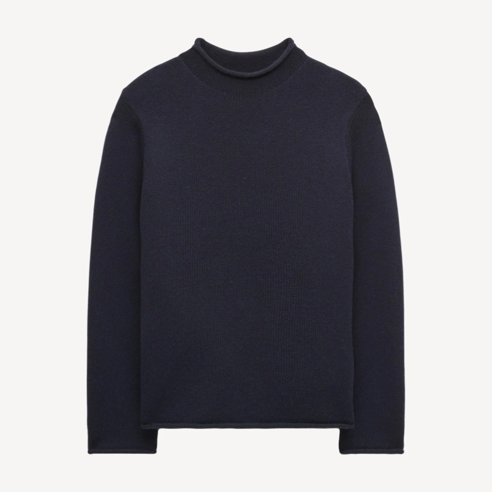 Rollneck™ sweater in heavyweight cashmere