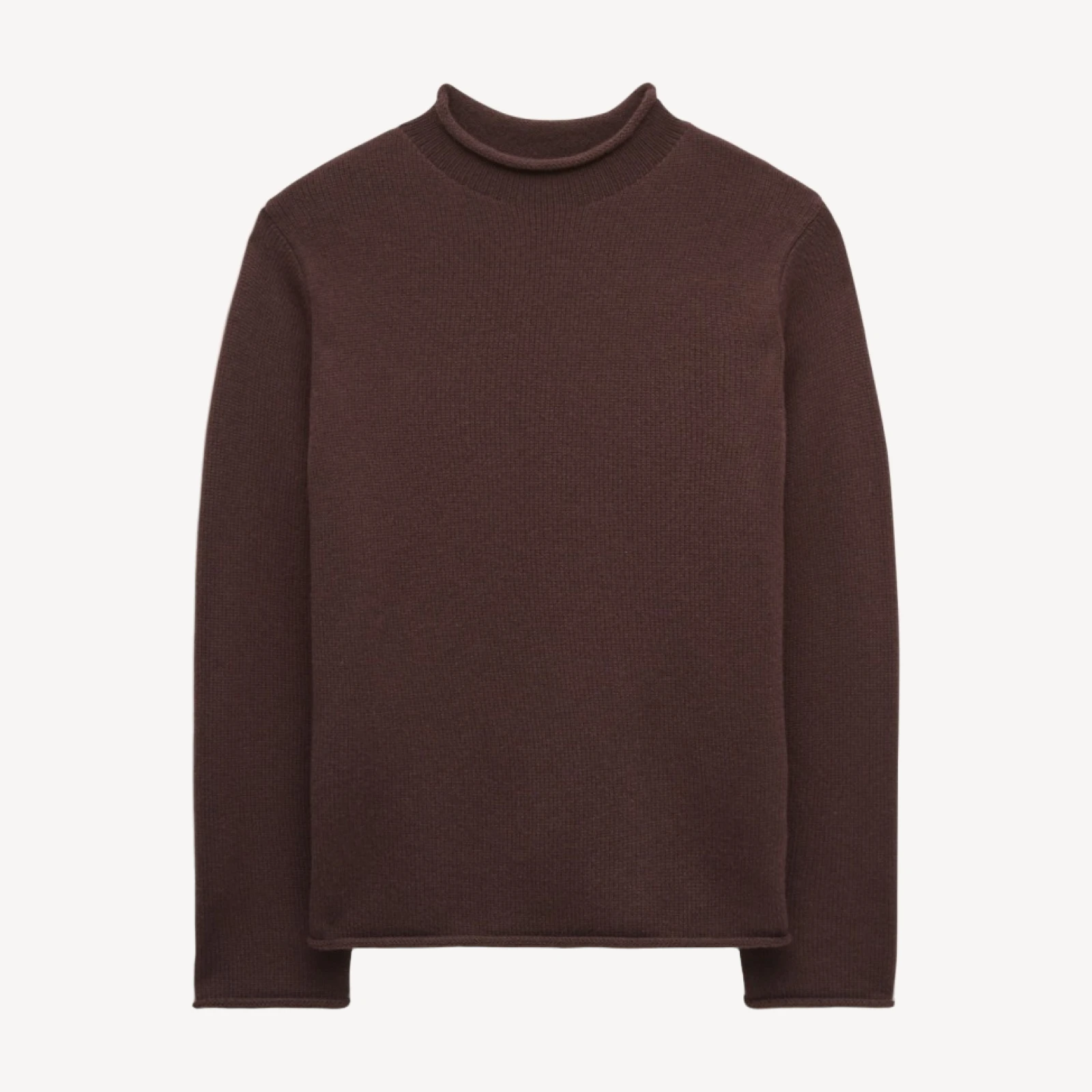 Rollneck™ sweater in heavyweight cashmere
