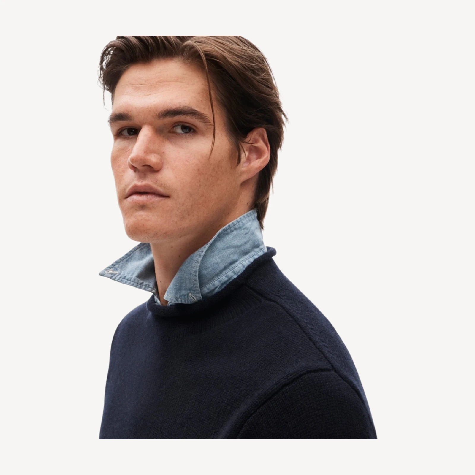 Rollneck™ sweater in heavyweight cashmere