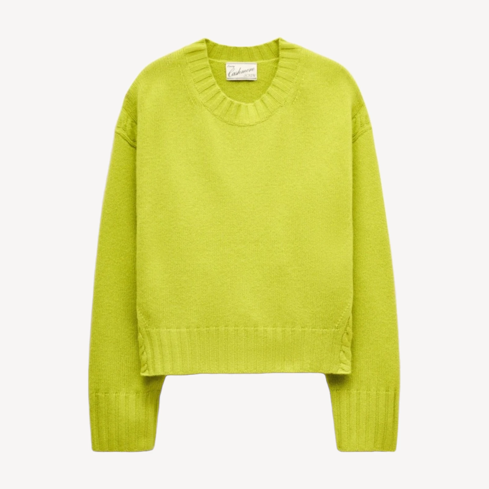 Relaxed cashmere crewneck