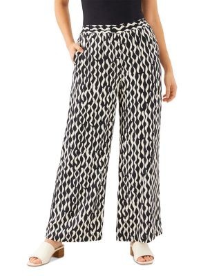 Karen Kane Satin Wide Leg Pants