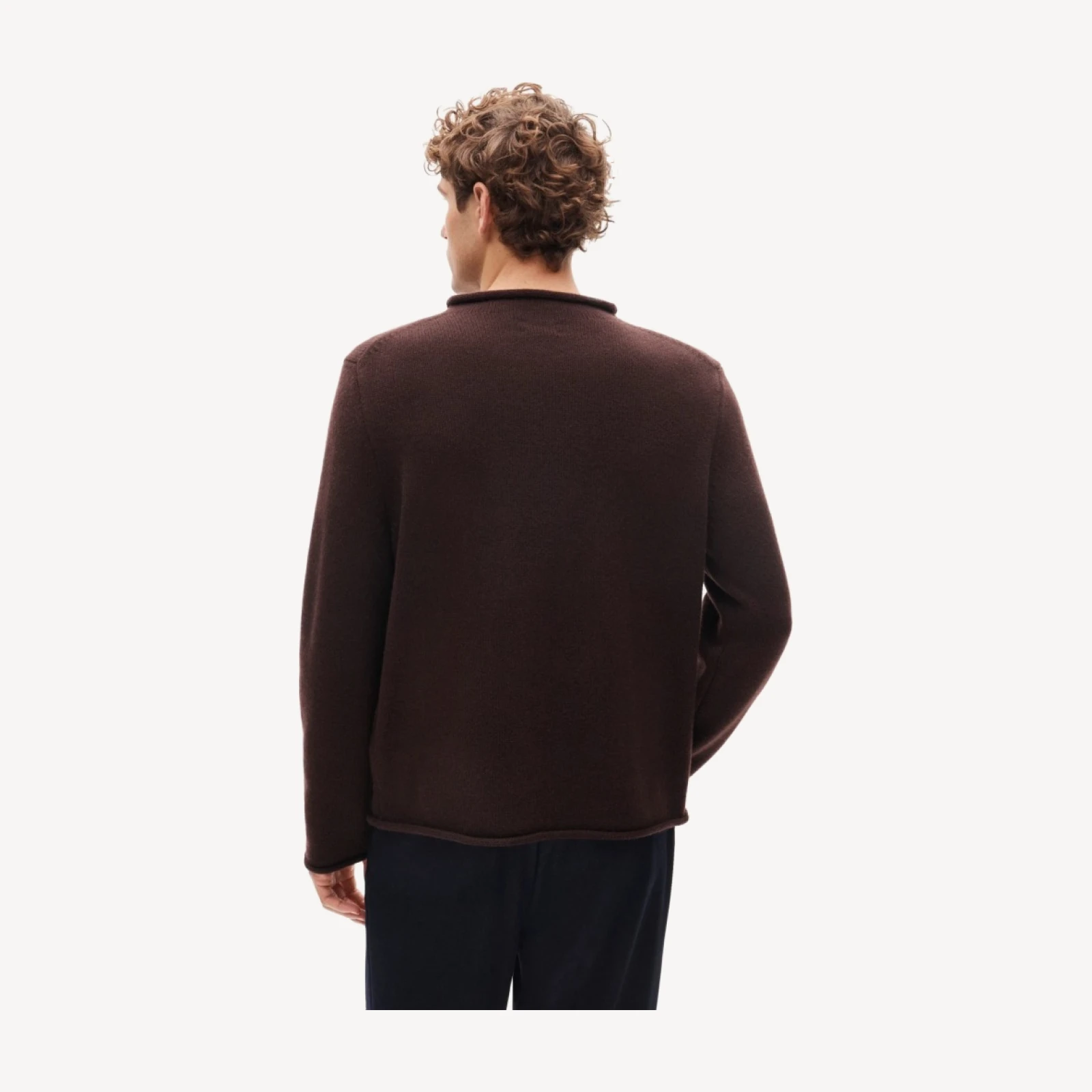 Rollneck™ sweater in heavyweight cashmere