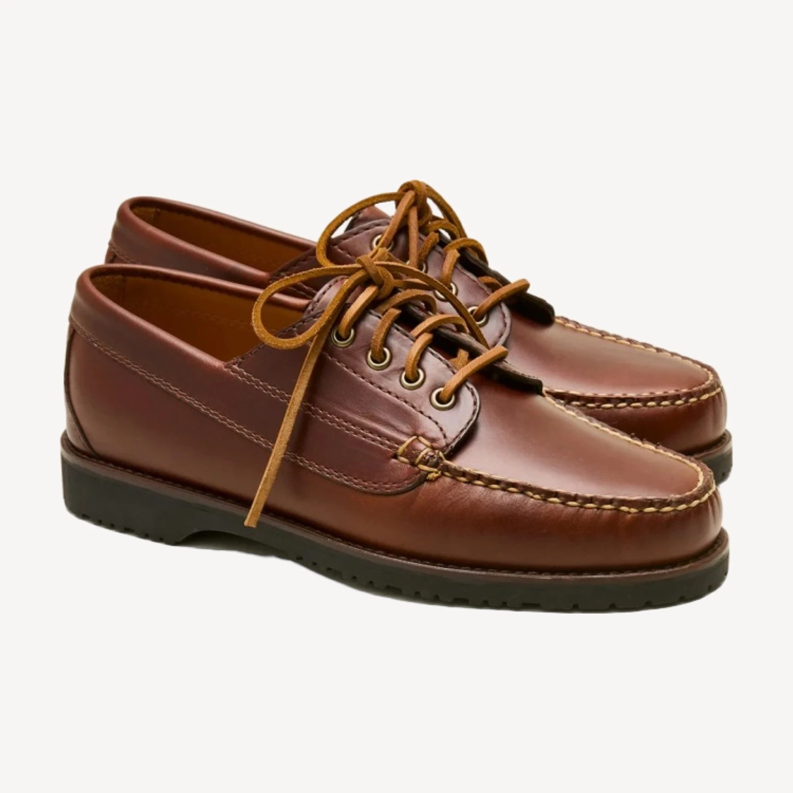 Four-eye lake shoes with mini-lug soles