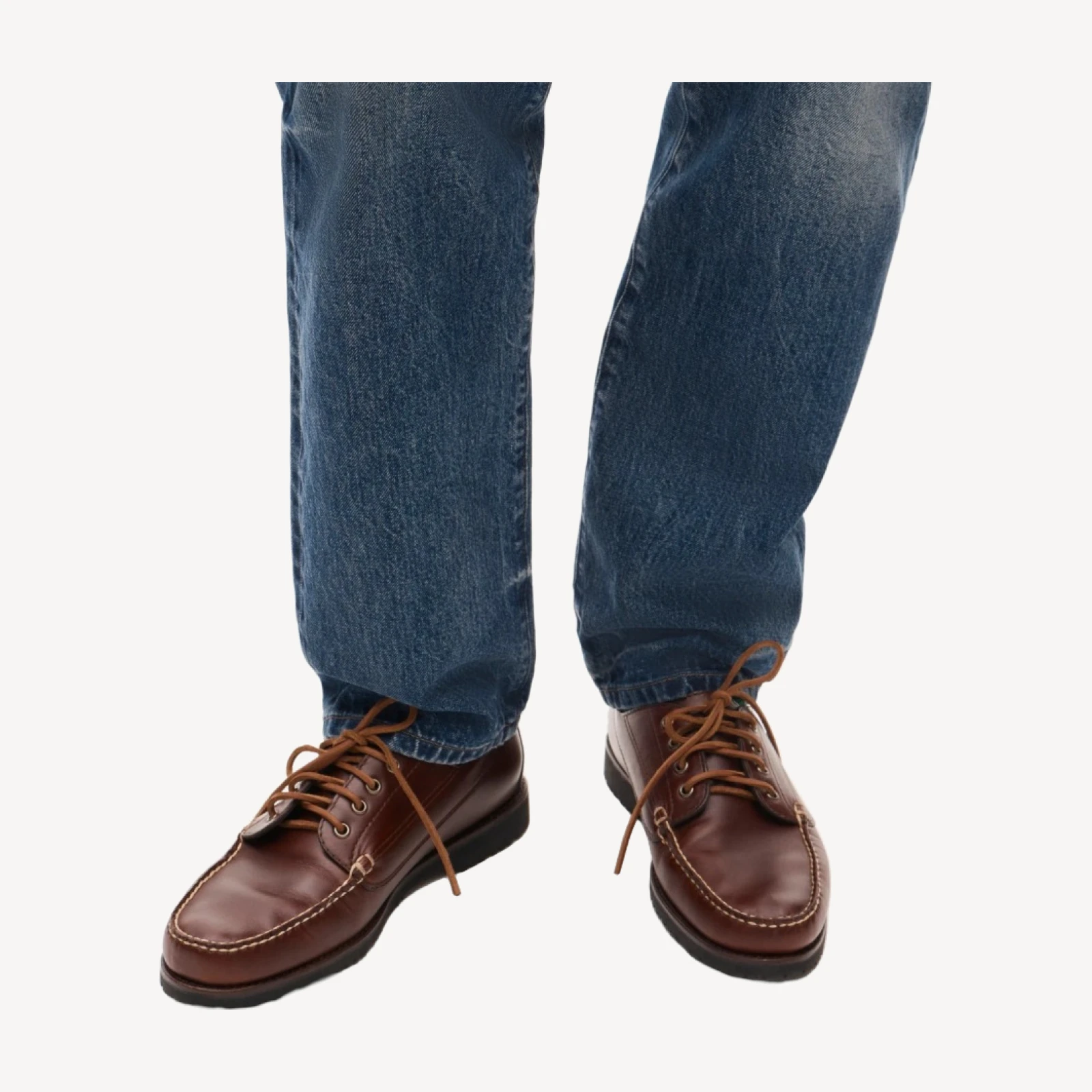 Four-eye lake shoes with mini-lug soles