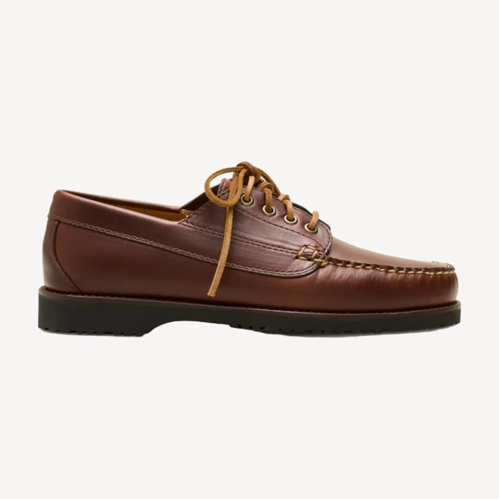 Four-eye lake shoes with mini-lug soles