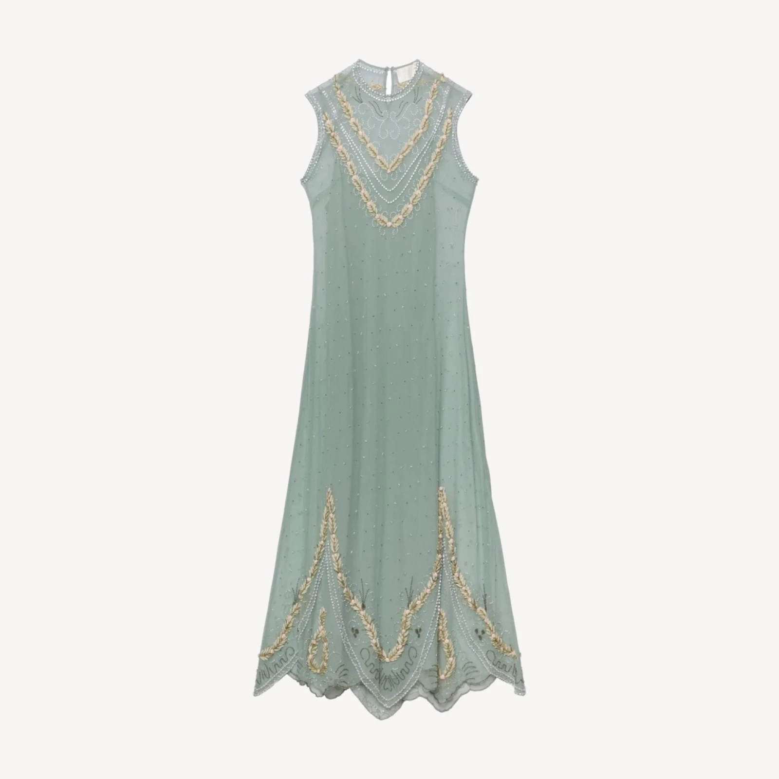 ARTEMISE DRESS -- SAGE