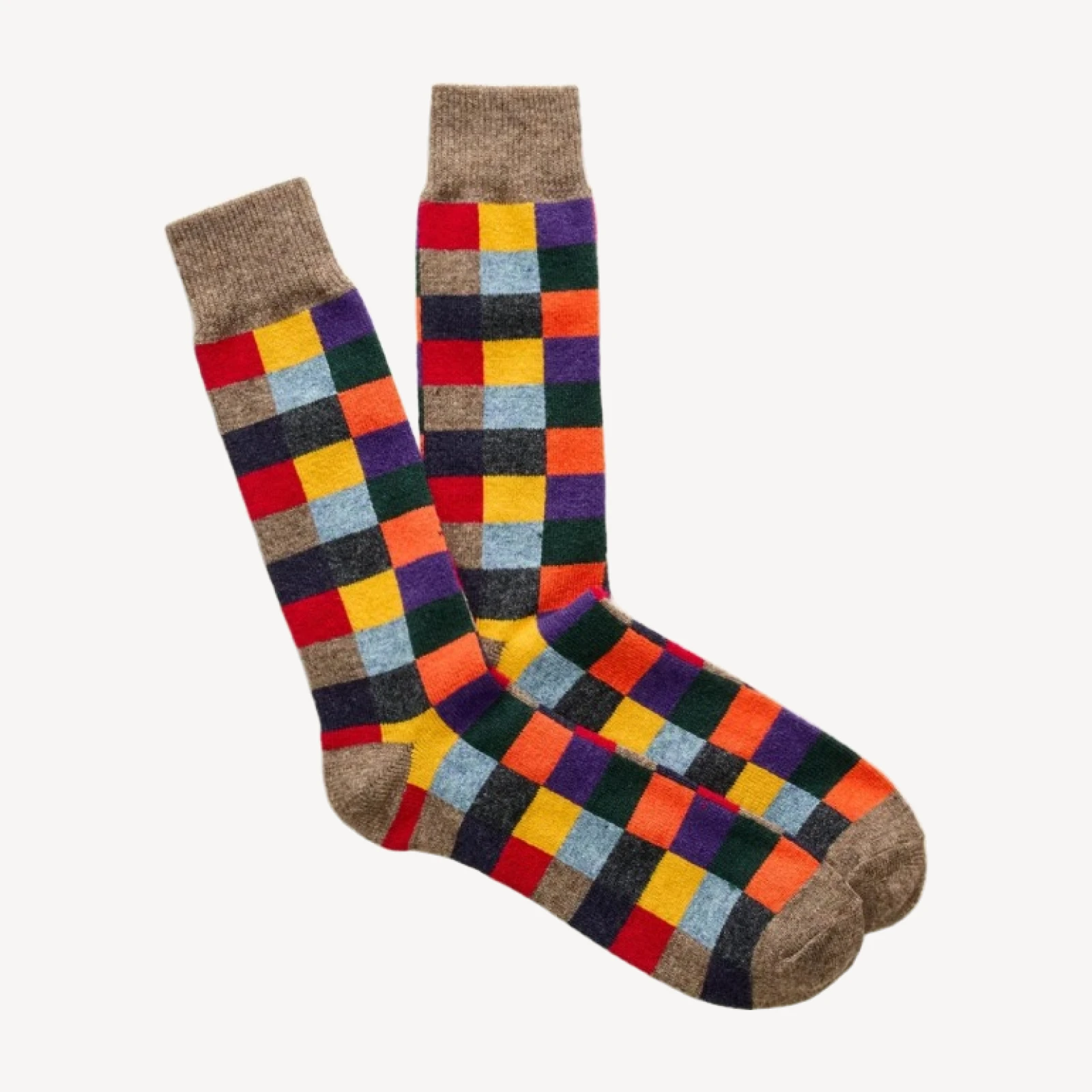 Heavyweight wool-blend socks