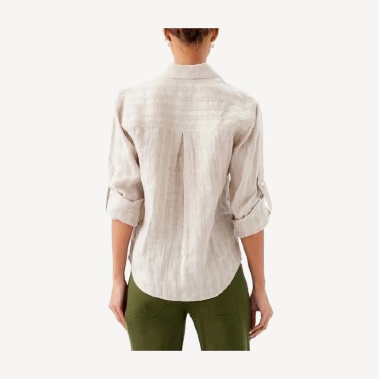 Karen Kane Linen Textured Shirt