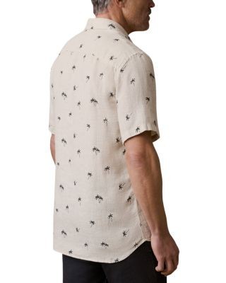 Faherty Short Sleeve Palma Linen Shirt