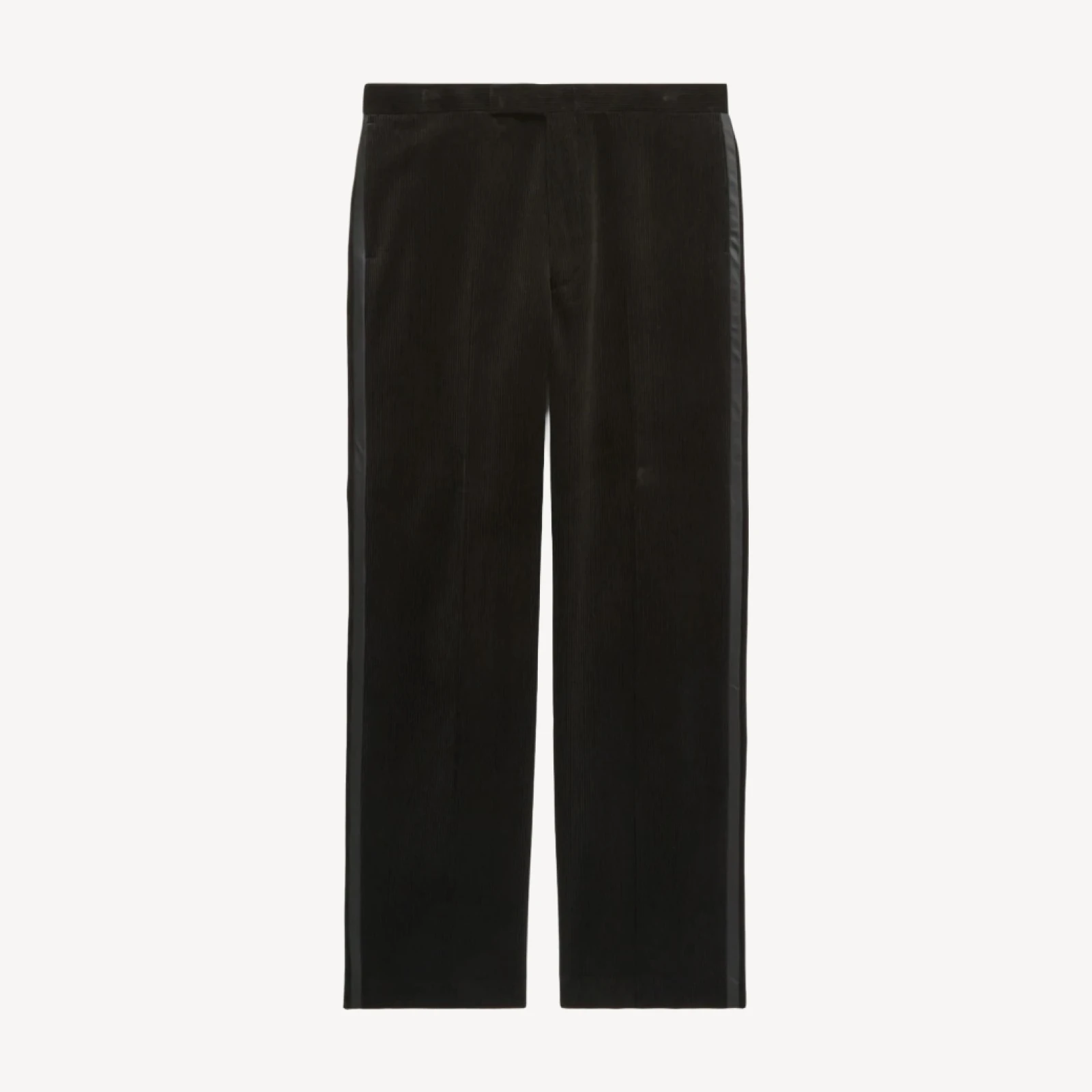 Relaxed-fit tuxedo pant in Italian cotton corduroy