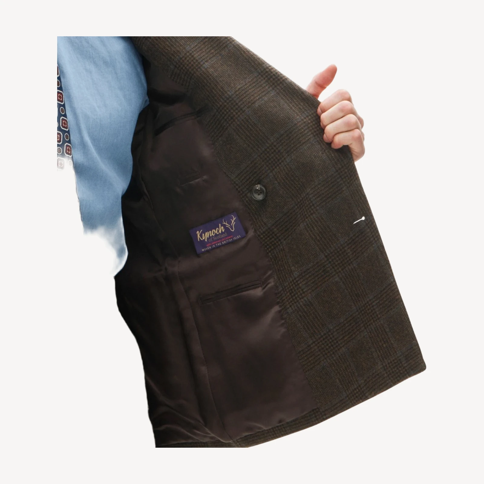Kenmare Relaxed-fit suit jacket in Scottish lambswool blend