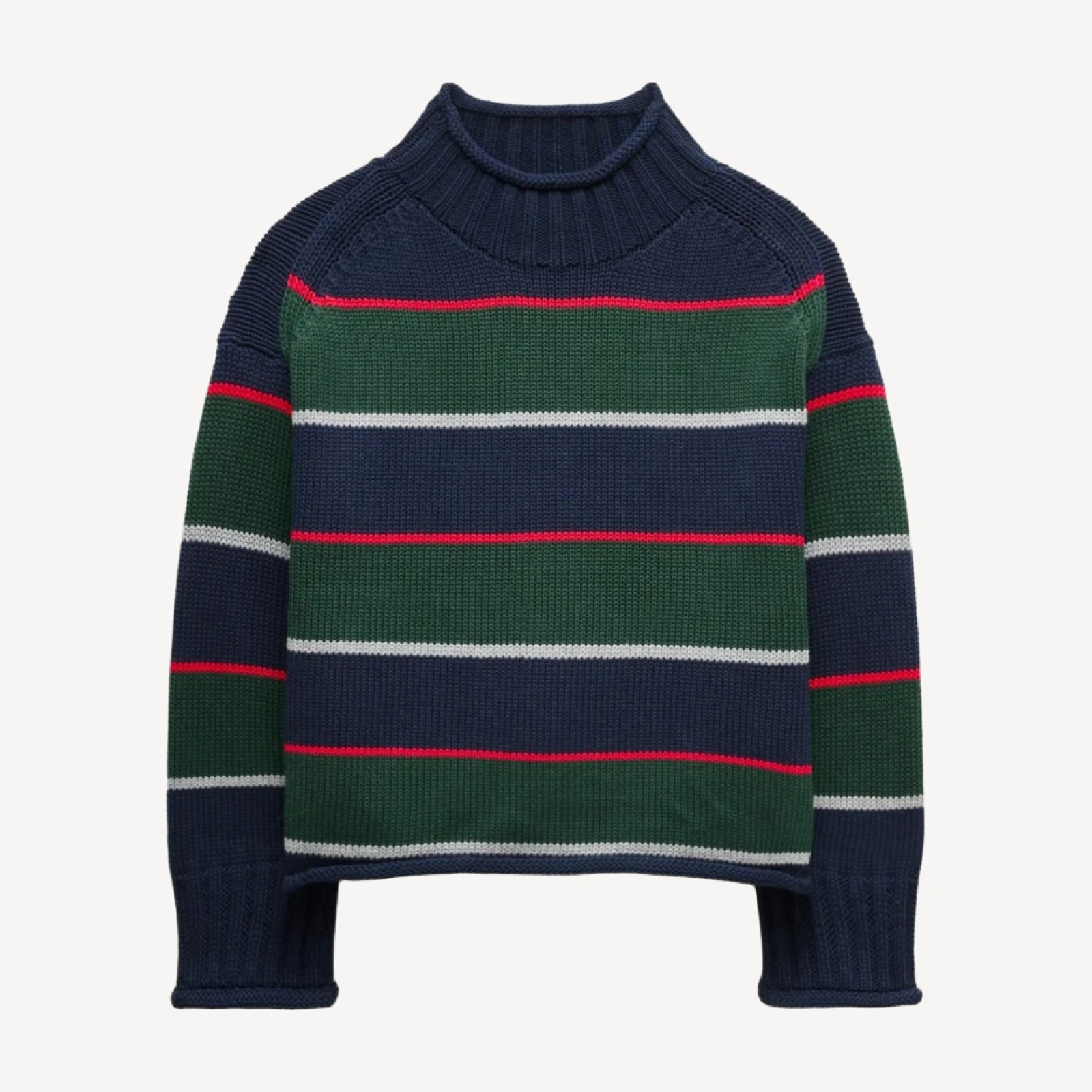 2025 Rollneck™ sweater in stripe