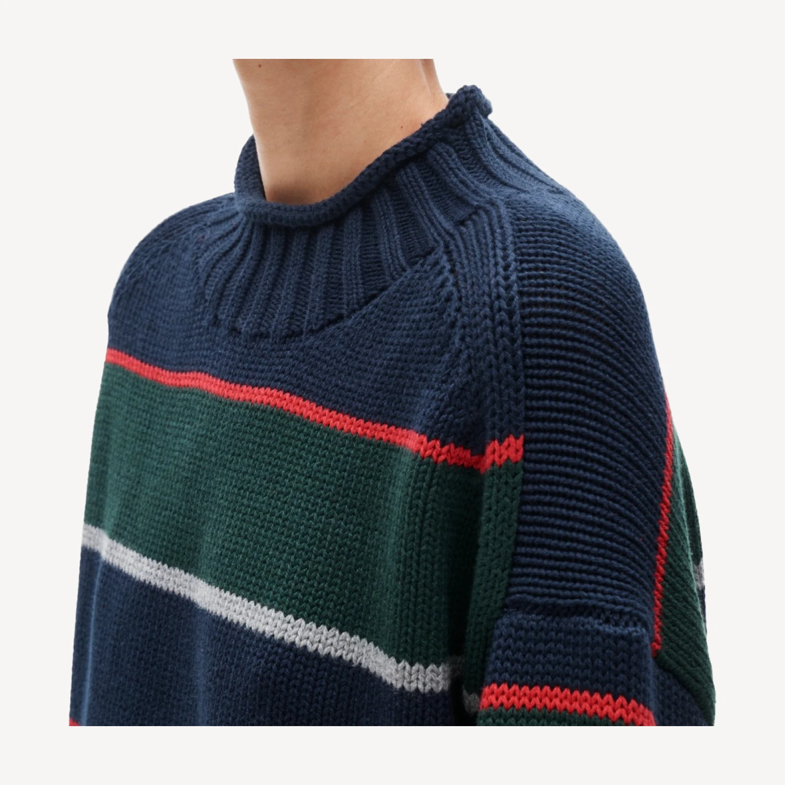 2025 Rollneck™ sweater in stripe