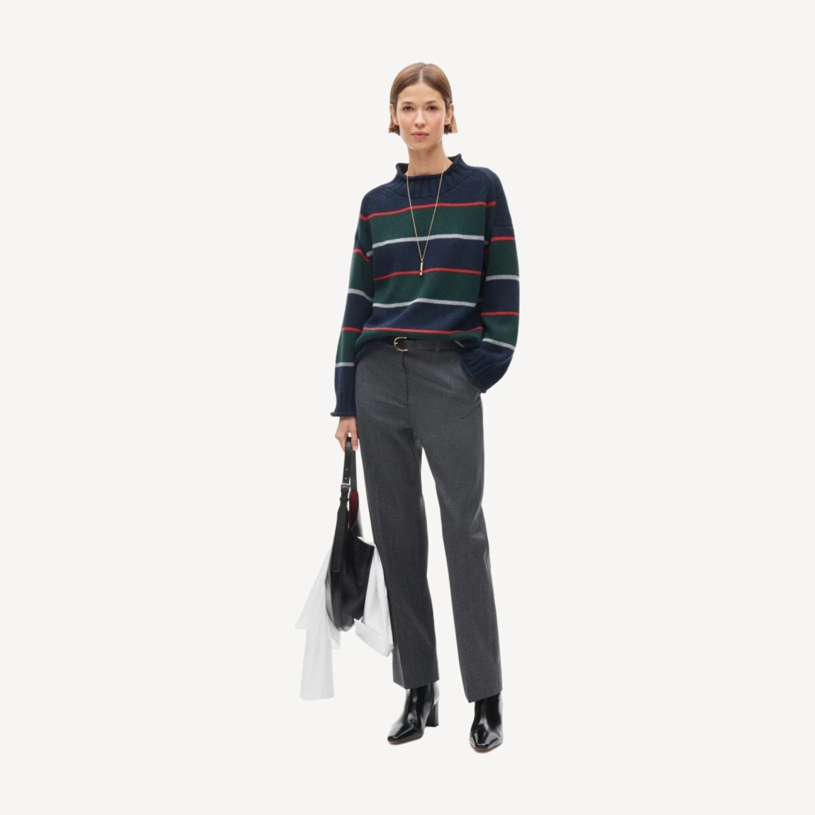 2025 Rollneck™ sweater in stripe