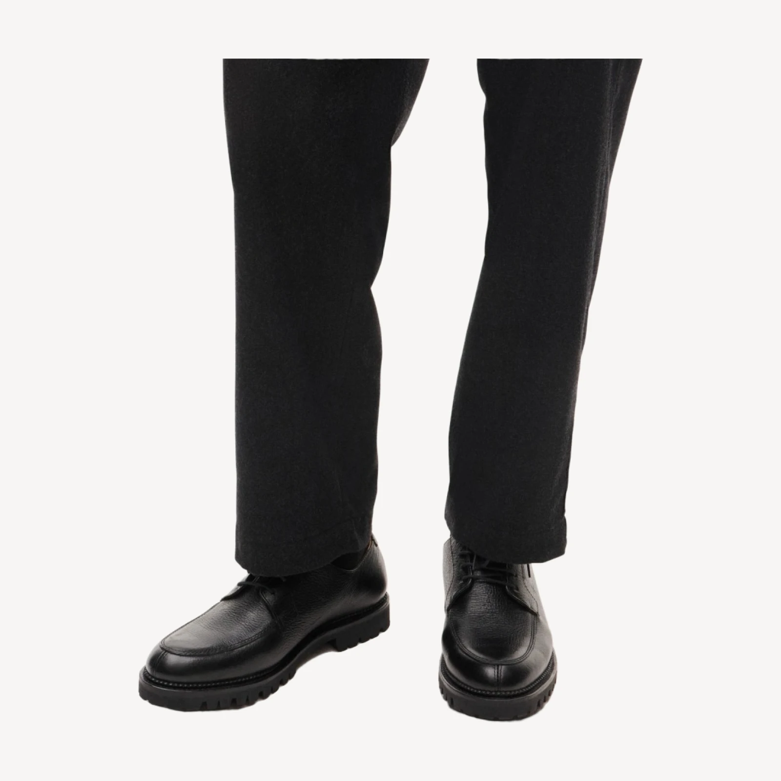 Country oxford shoes in tumbled leather