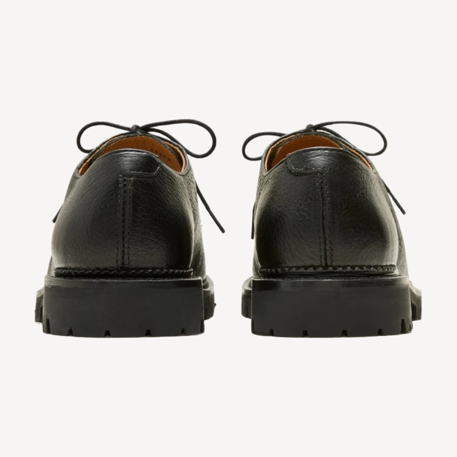 Country oxford shoes in tumbled leather