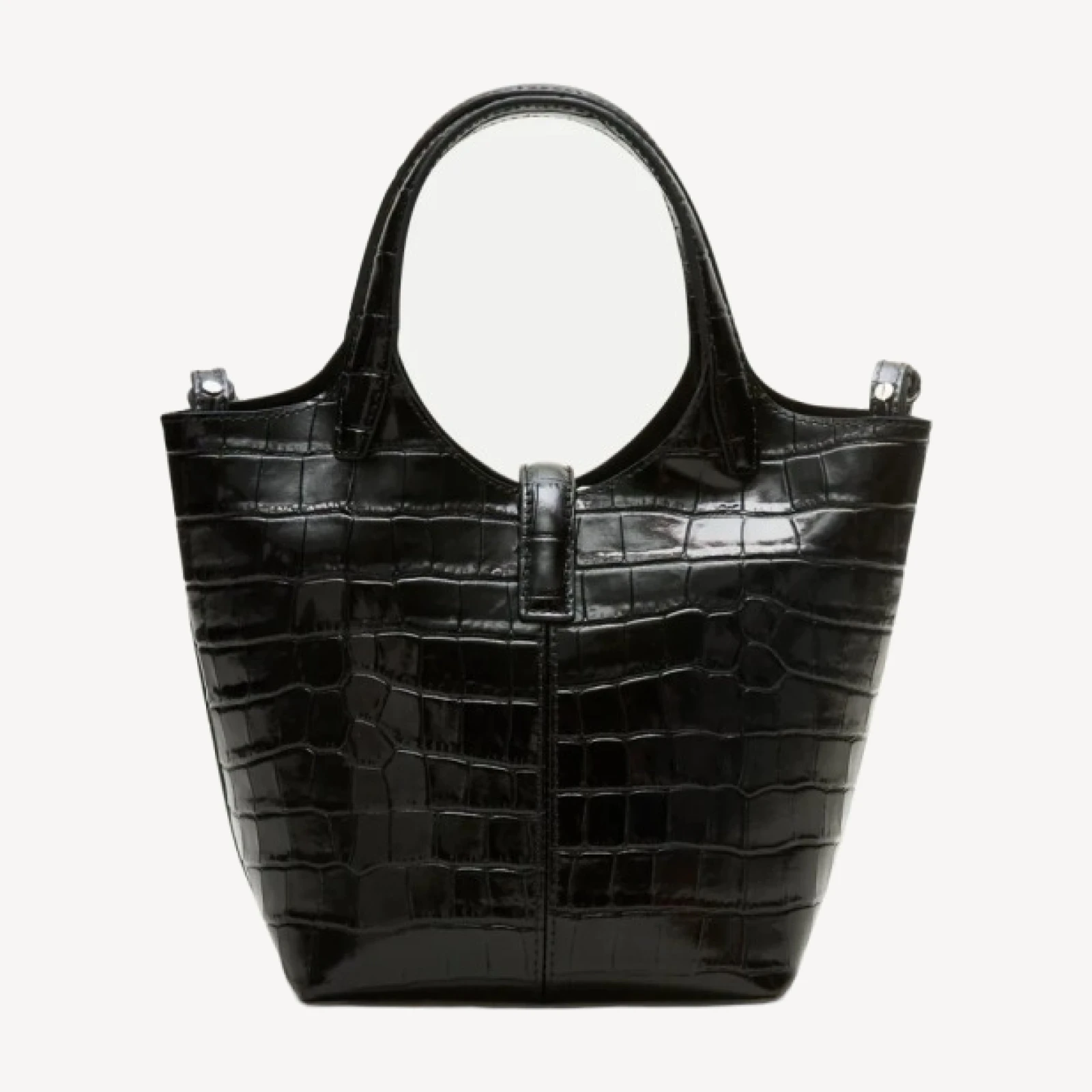 Yorke bag in croc-embossed leather