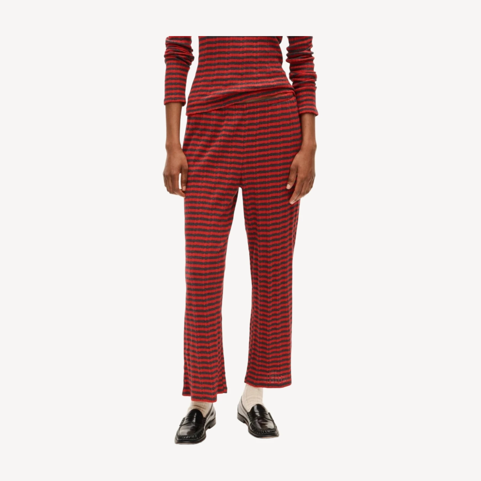 Pointelle pant in stripe