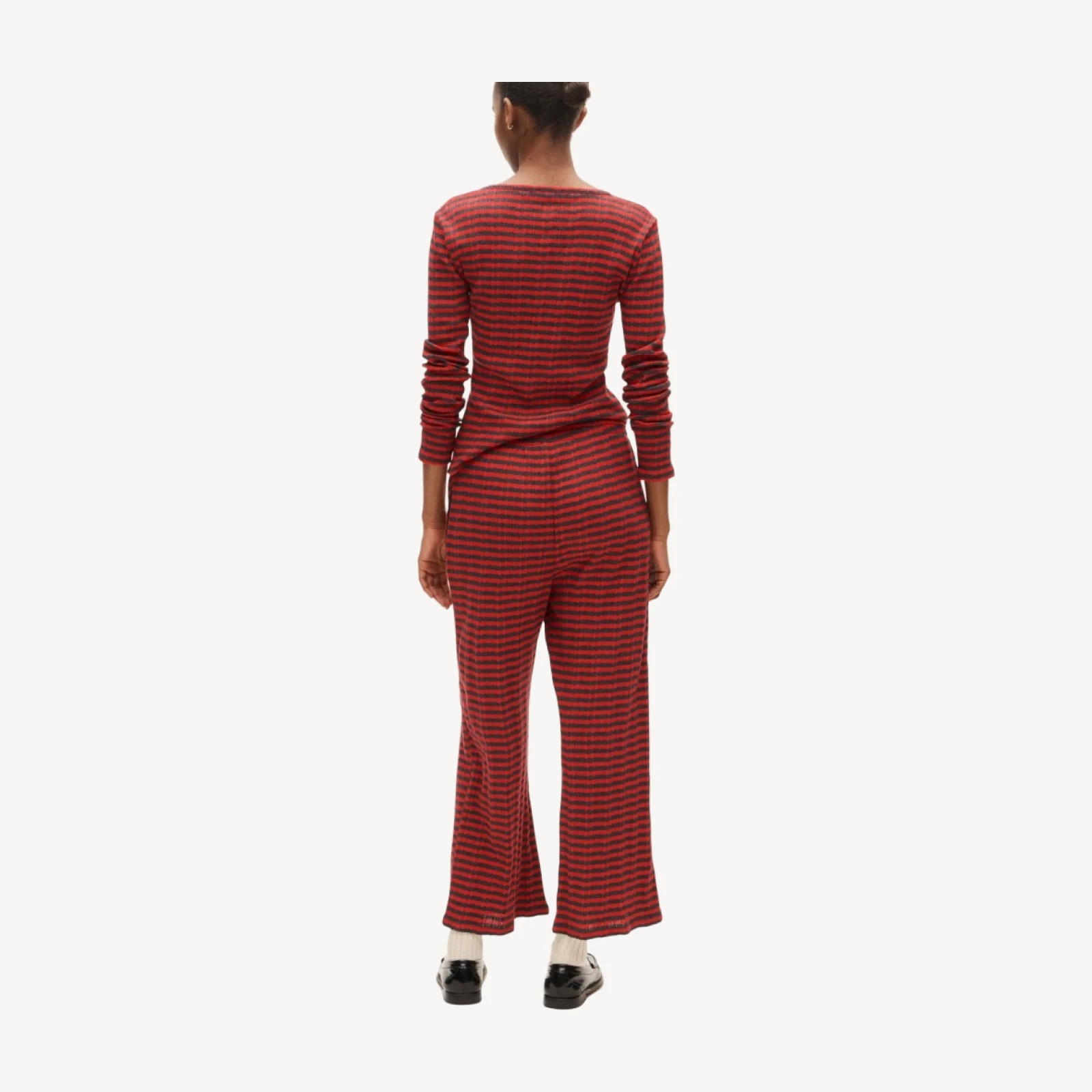 Pointelle pant in stripe